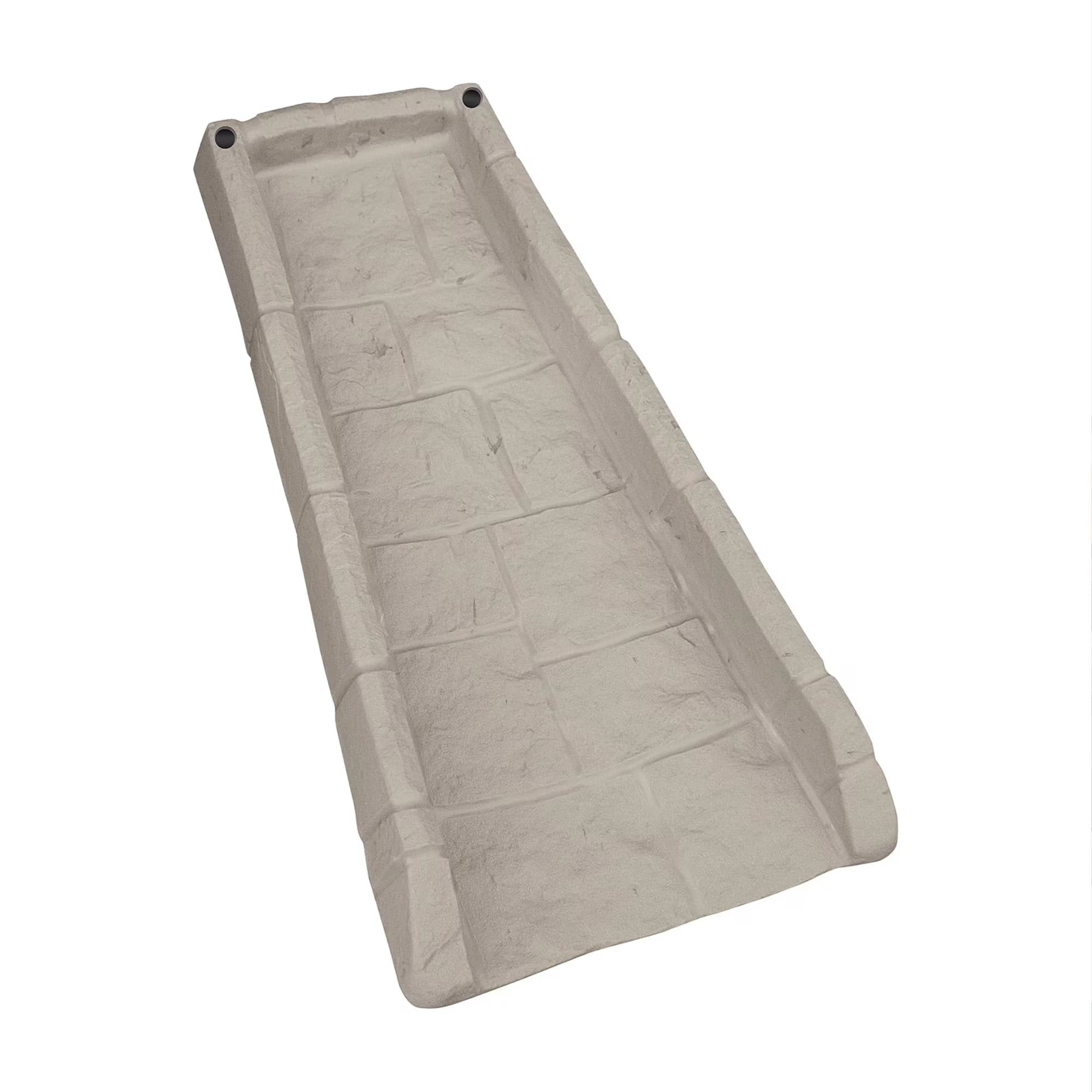 Innovative Building Material with Easy Installation, Decorative downspout splash block - Gray Plastic Model A35905