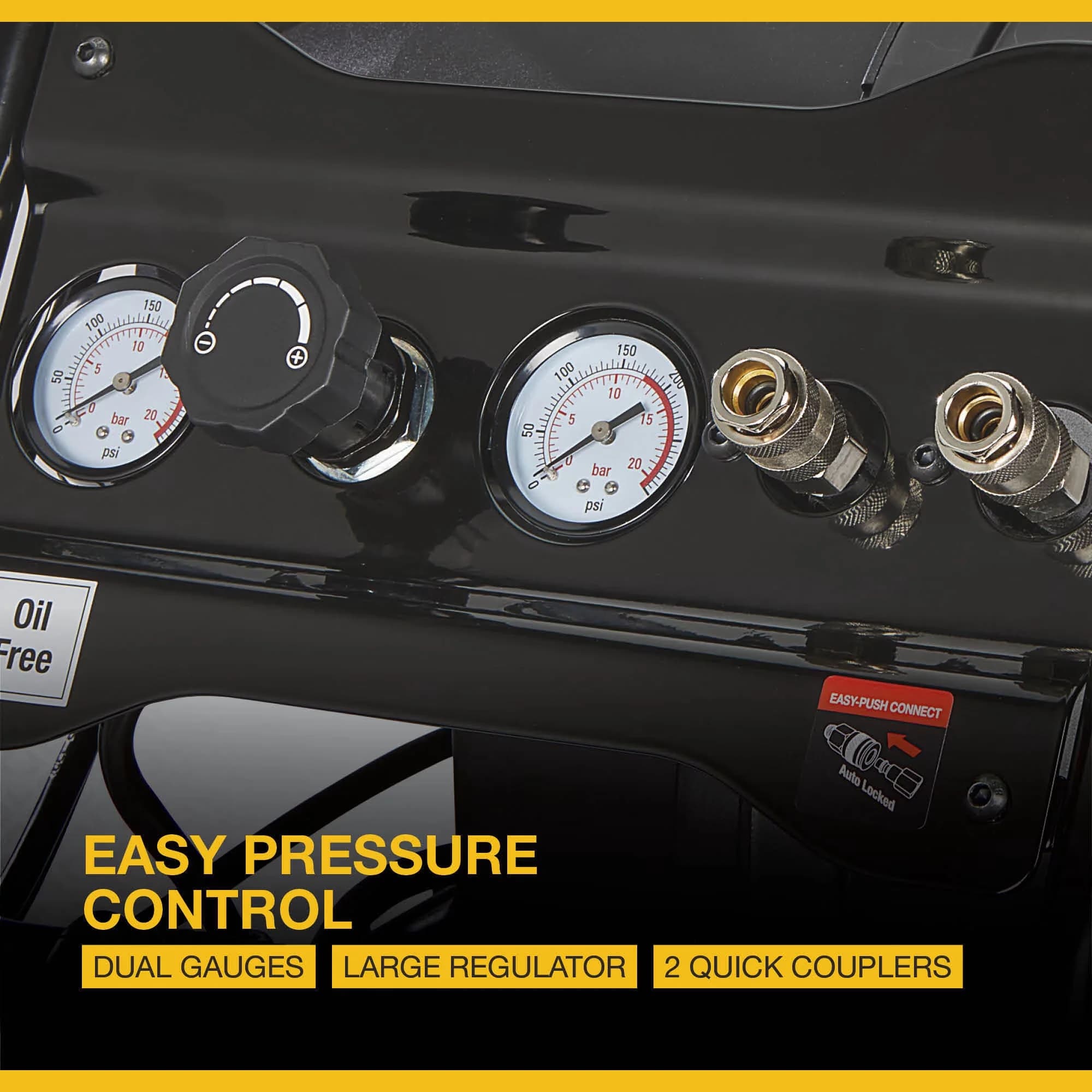 Stylish Air Tools Compressor with Portable, 175 PSI, 120 Volts - Gray 29 Model 69E071