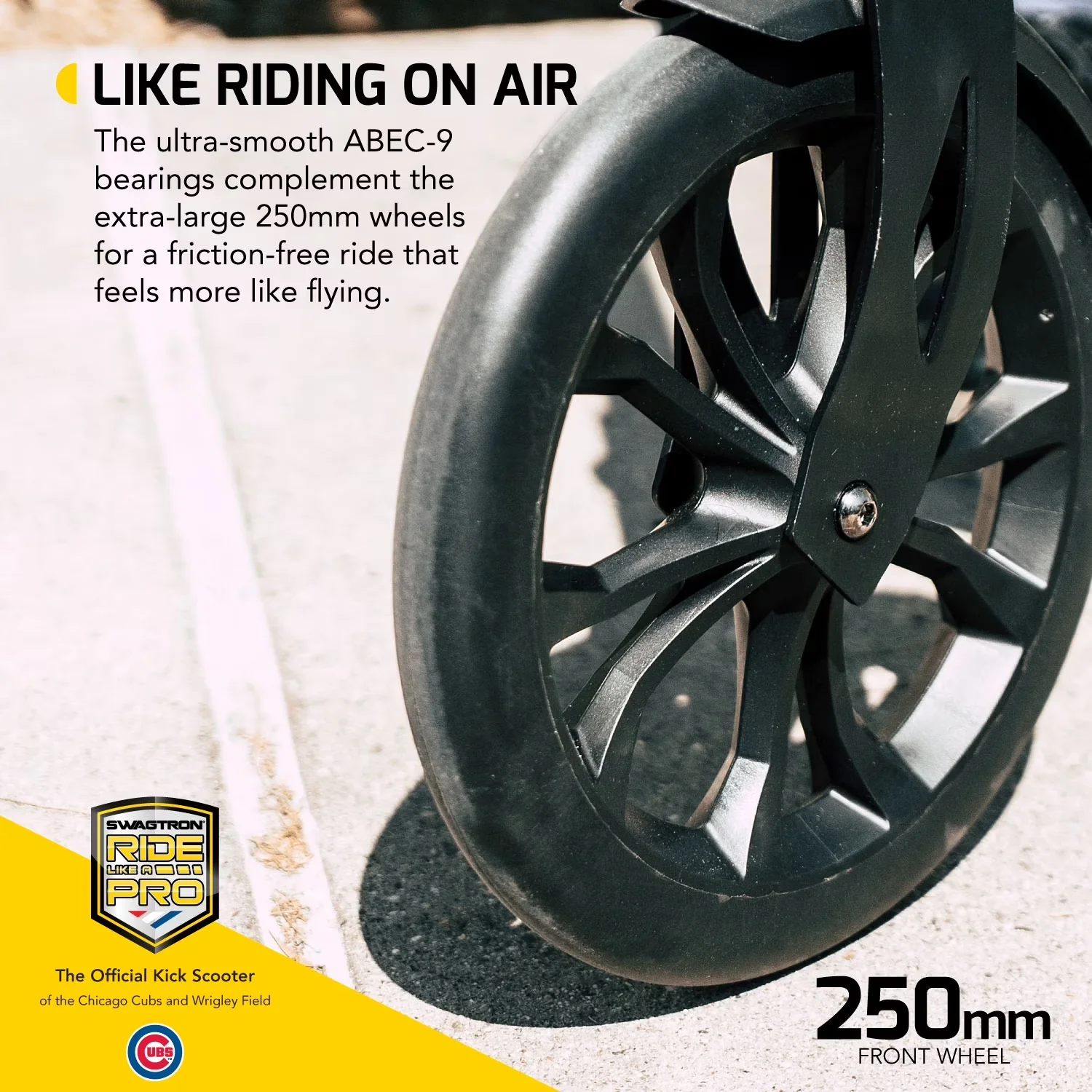 Durable Scooter with Foldable, Lightweight - Black Aluminum Open - Universal Fit Model DD2309