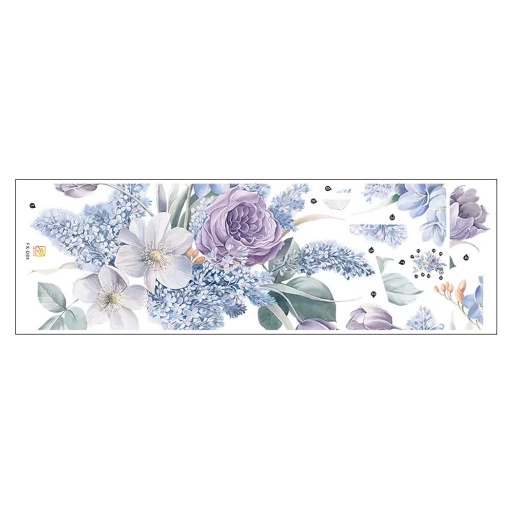 Versatile Wallpaper Wall Decals Wall Covering with *Waterproof, removable, green and, *Flower series, beautiful, *Suitable for... Model 7E57D3