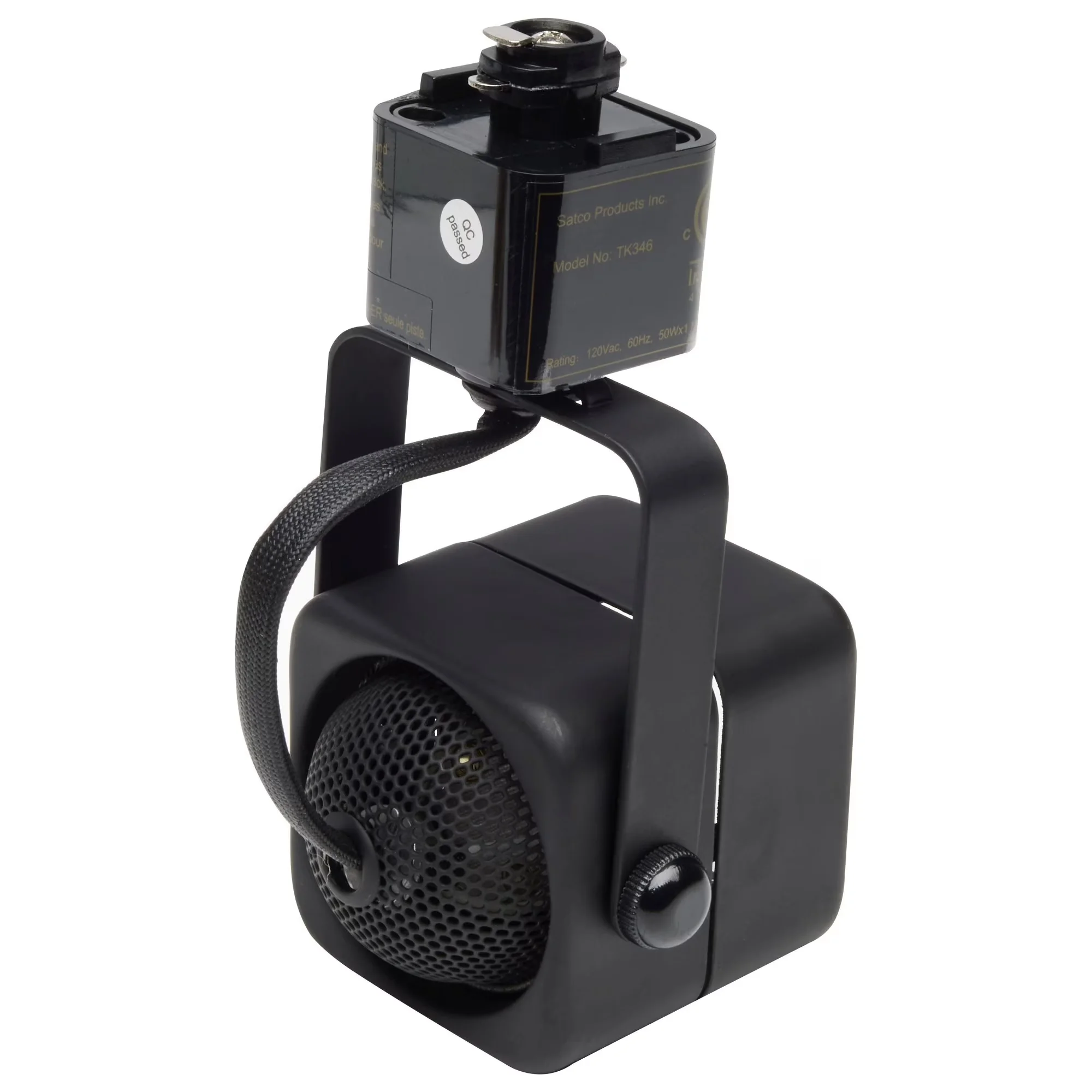 Ceiling Lights Fixture Professional with Halogen, Adjustable - Plastic, Metal Black Model 4067C7
