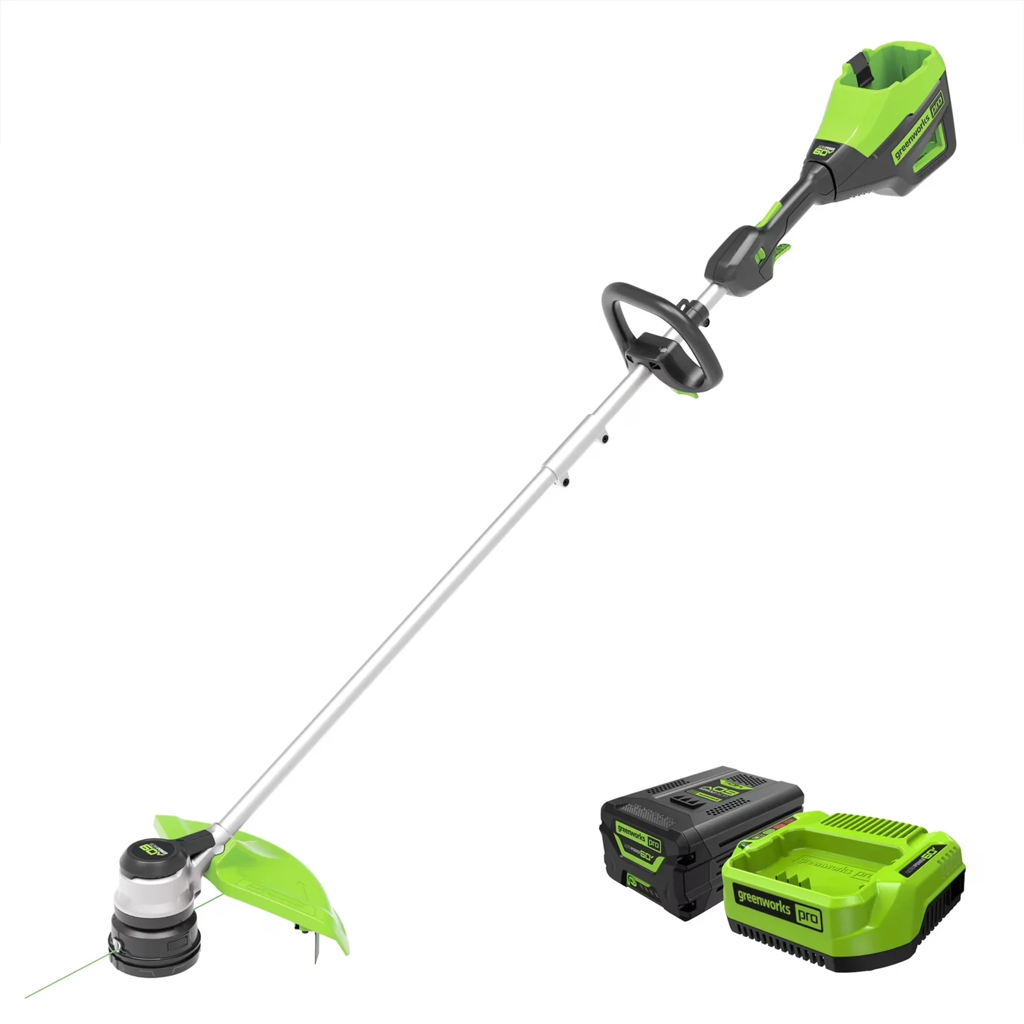Classic String Trimmer with Battery, 60V, Brushless - Green - Essential Collection Model 2F8470