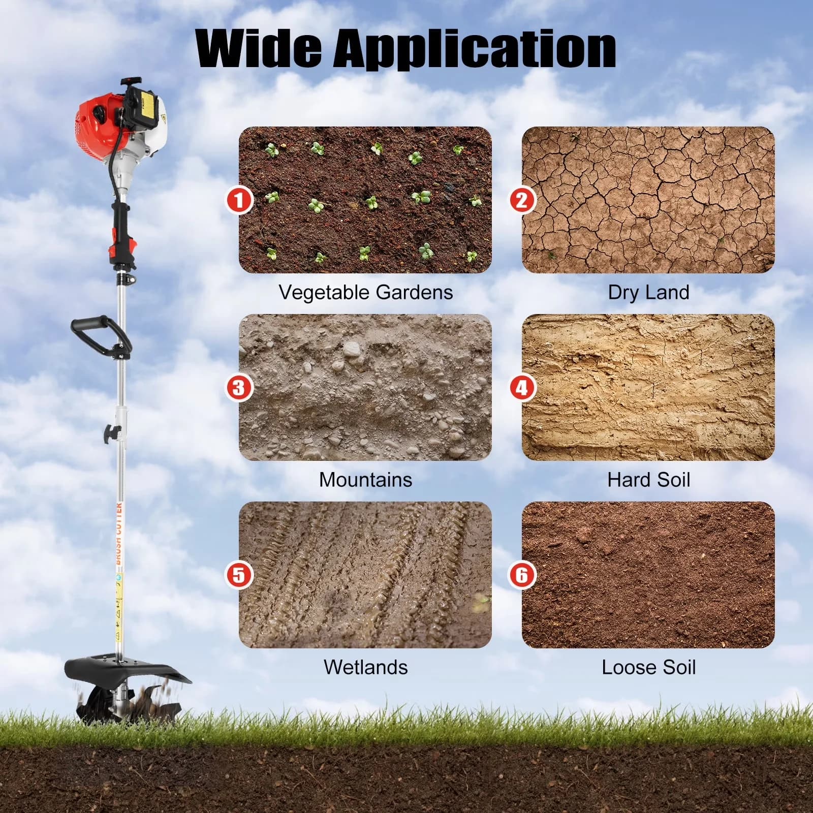 Trillers Cultivator Efficient - 7CC - Universal Fit Model ECADD9