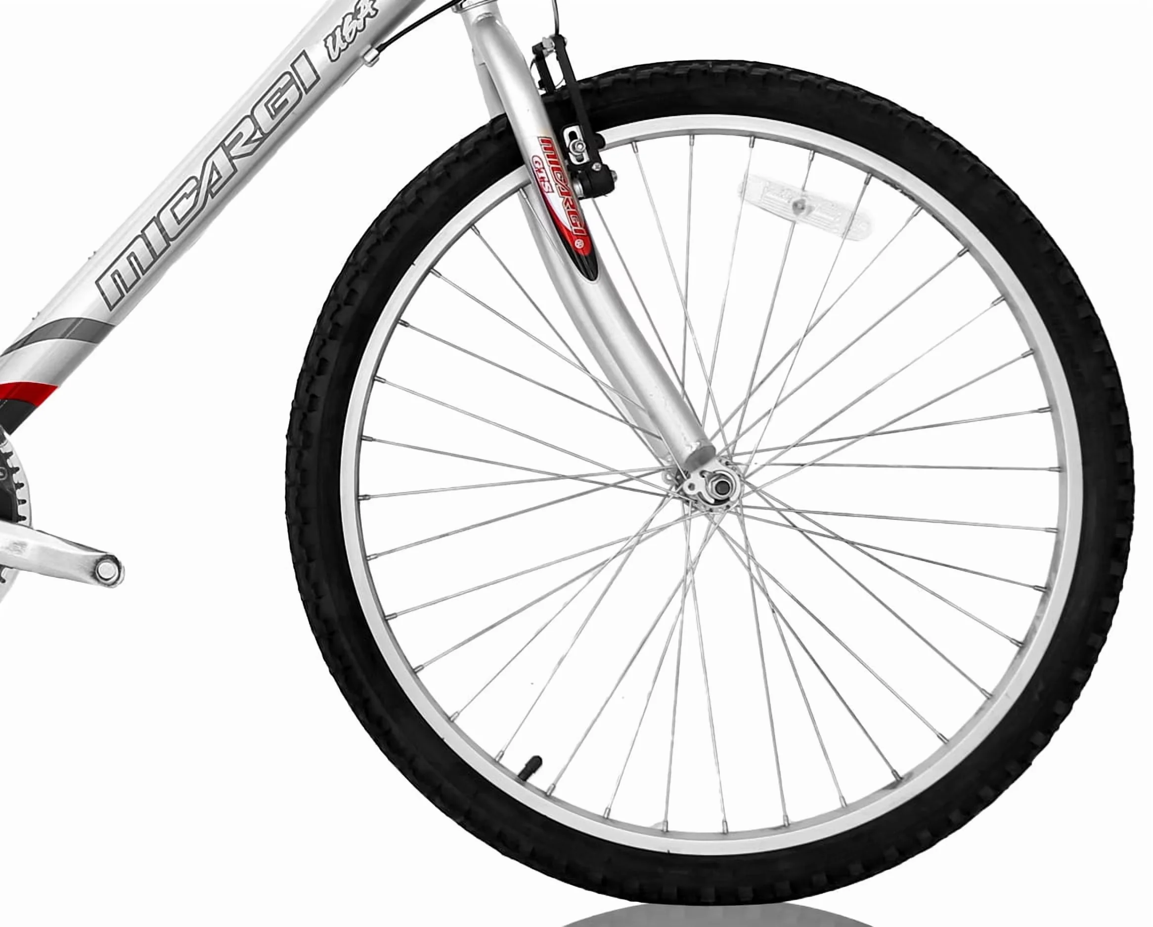 Compact Cruiser Bike with 26 In. Mtb 18 Speed Bicycle, Black, Steel Frame Alloy Rims 36 H - Black Model 0F3090