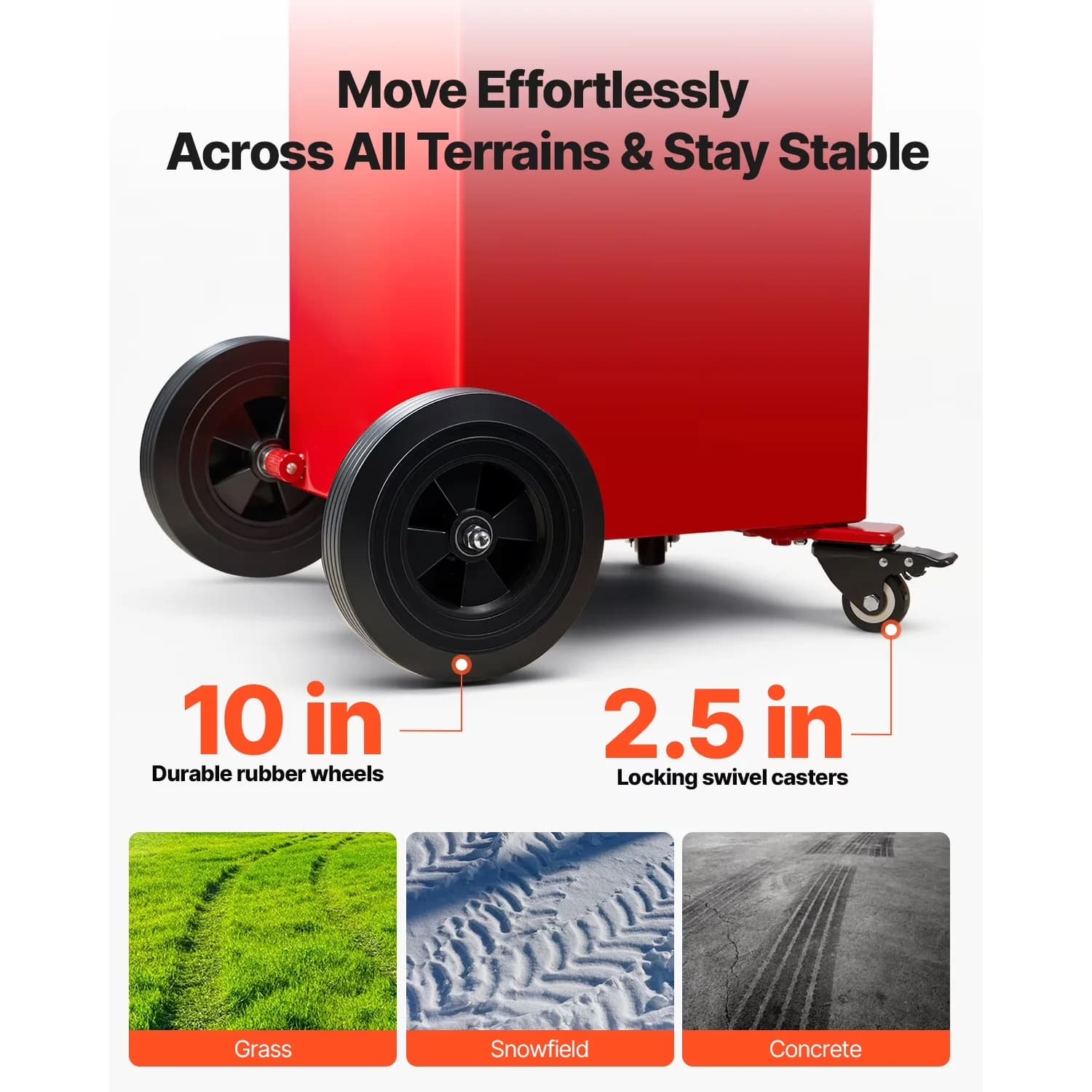 Replacement Parts Accessory Durable with Portable, Manual Pump - Carbon Steel Red Model 1EFE42