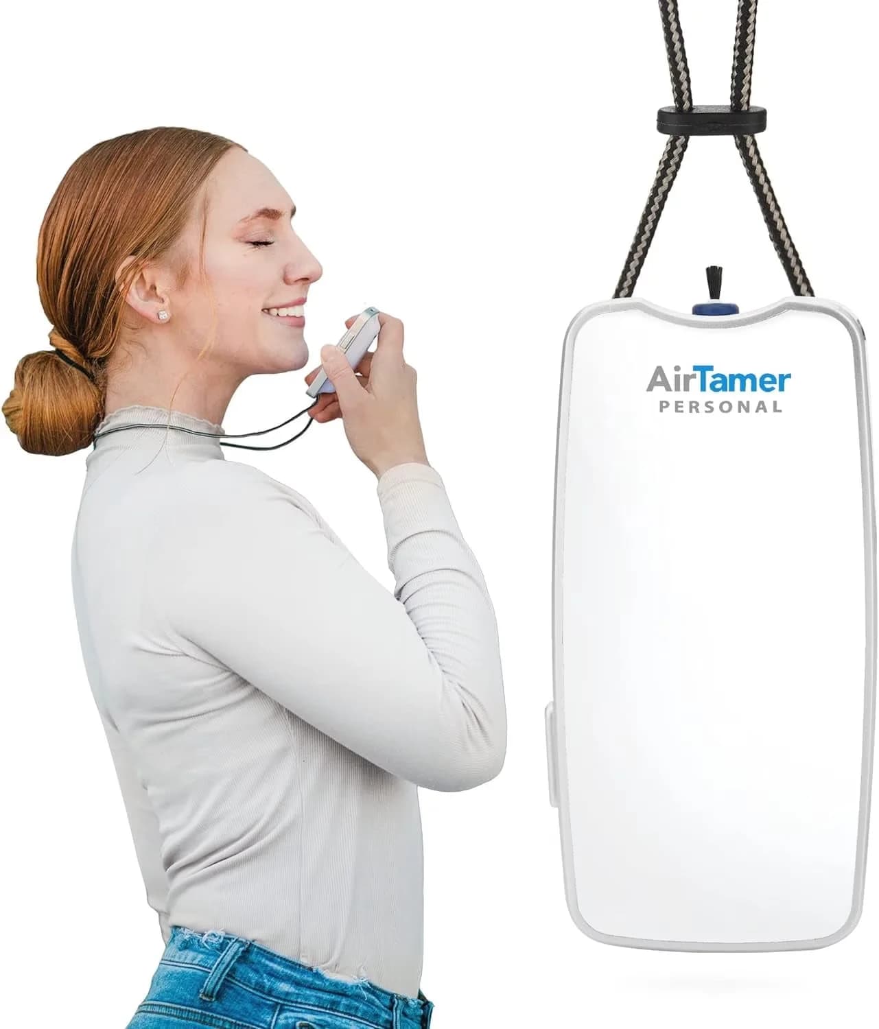 Air Purifier Innovative with Automatic Shut-Off, Ionic Technology, USB Rechargeable - White Model 54C85C
