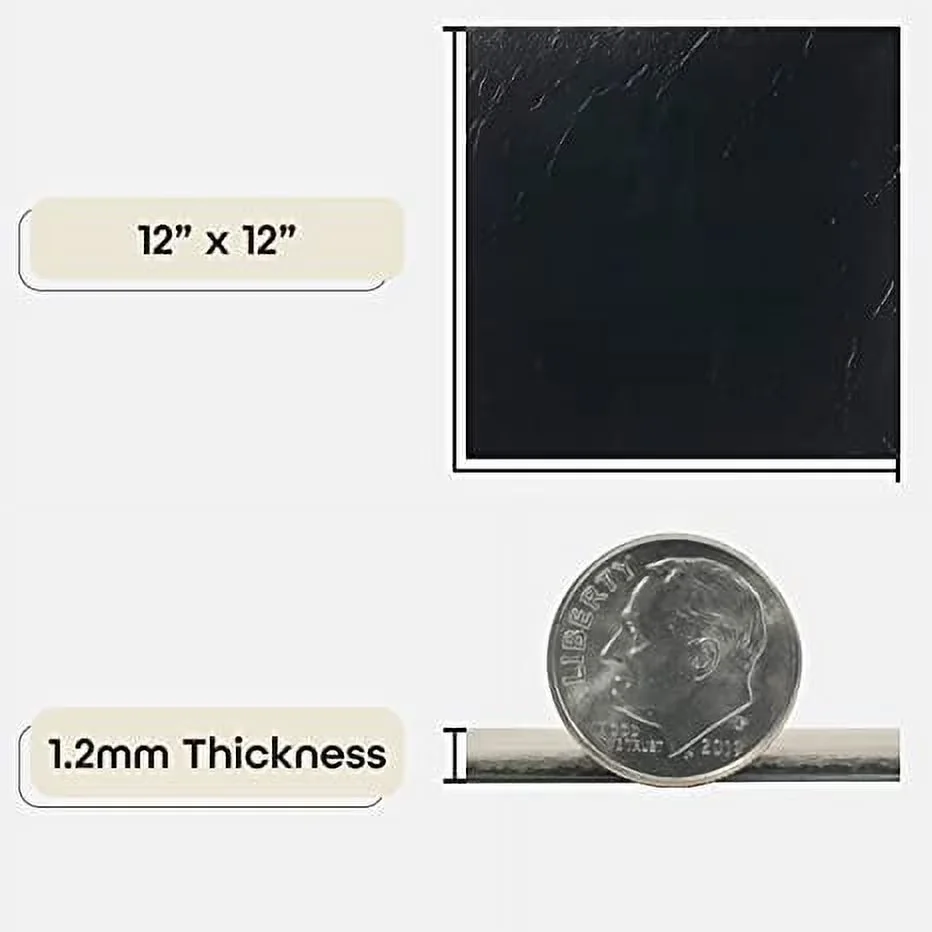 Grey Vinyl Flooring Vinyl Plank Flooring Durable with Water-Resistant, Easy Installation, Black - Vinyl Black Model B2BF5C