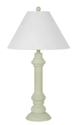 Table Lamp Durable with LED, Traditional, Dimmable - Green Polyresin for Daily Use Model F2EA83