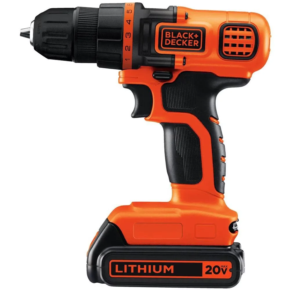 Sleek Drills Driver with 20V, Lightweight - Orange - Long-Lasting Performance Model 90130B