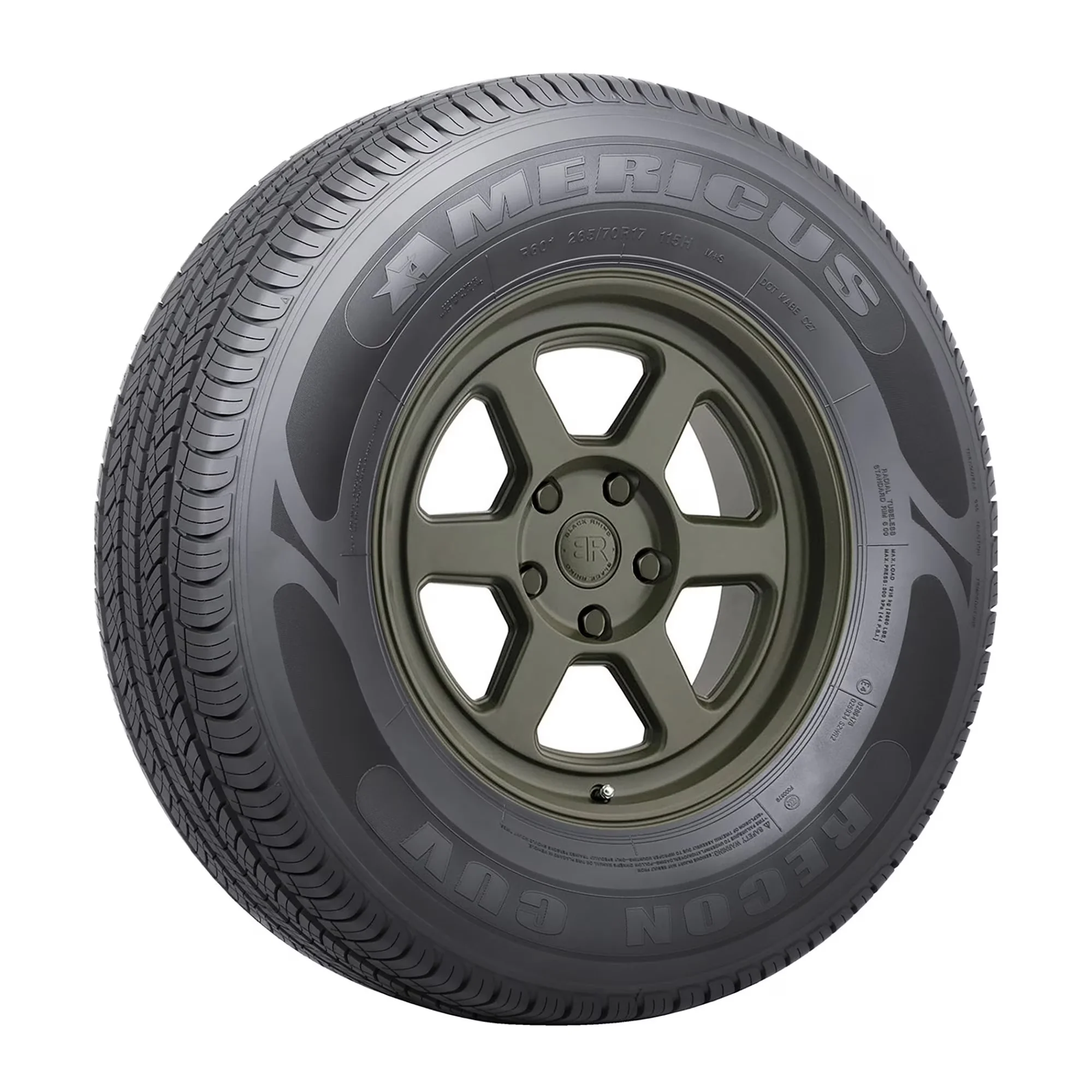 Durable Car Tire with Fits Multiple Makes And Models, Size: 245/70R17 for Multiple Applications - Model B56120