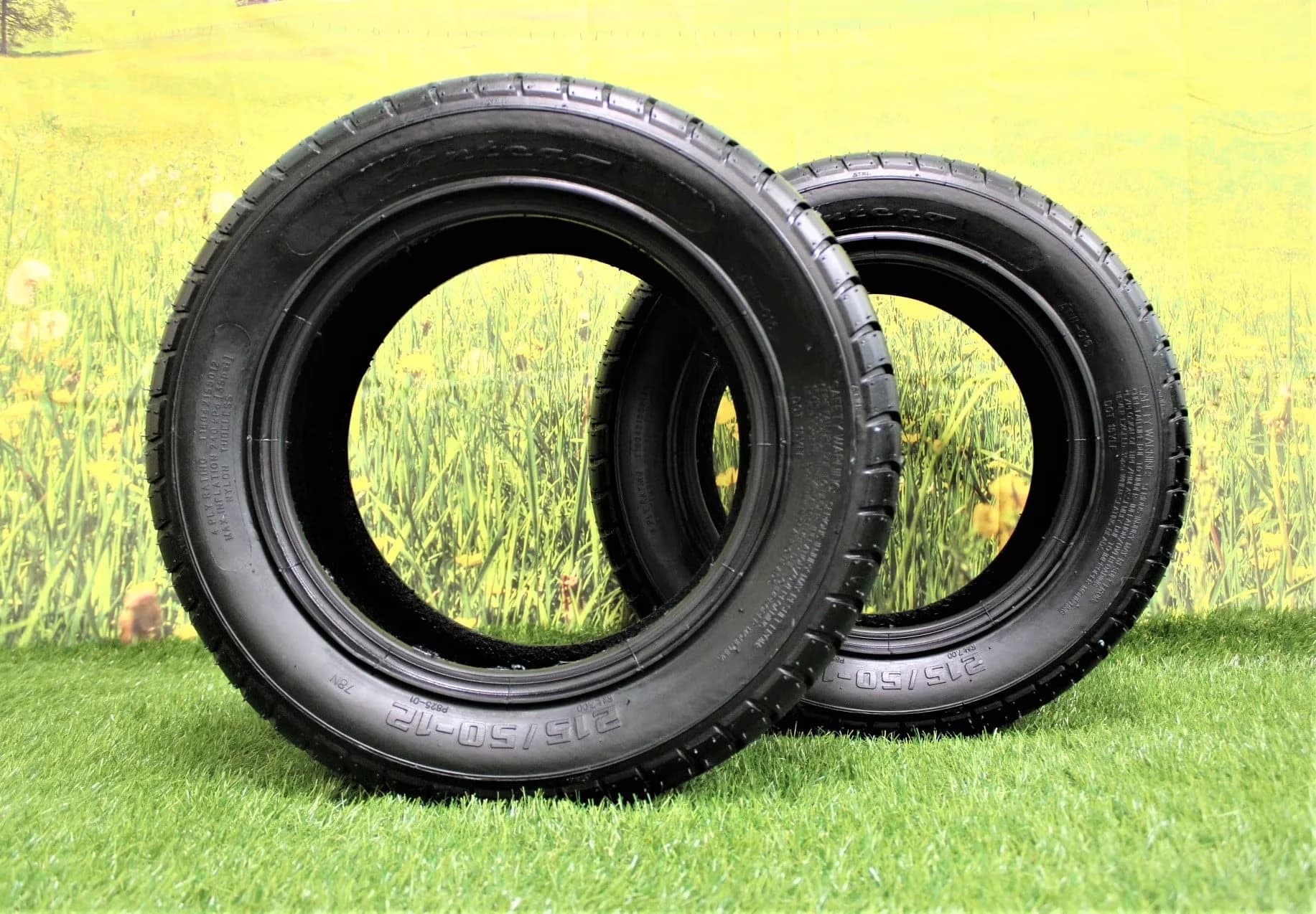 Golf Cart Tire Sleek with Dot Approved - 50-12 - Industrial Grade Model 1283DA