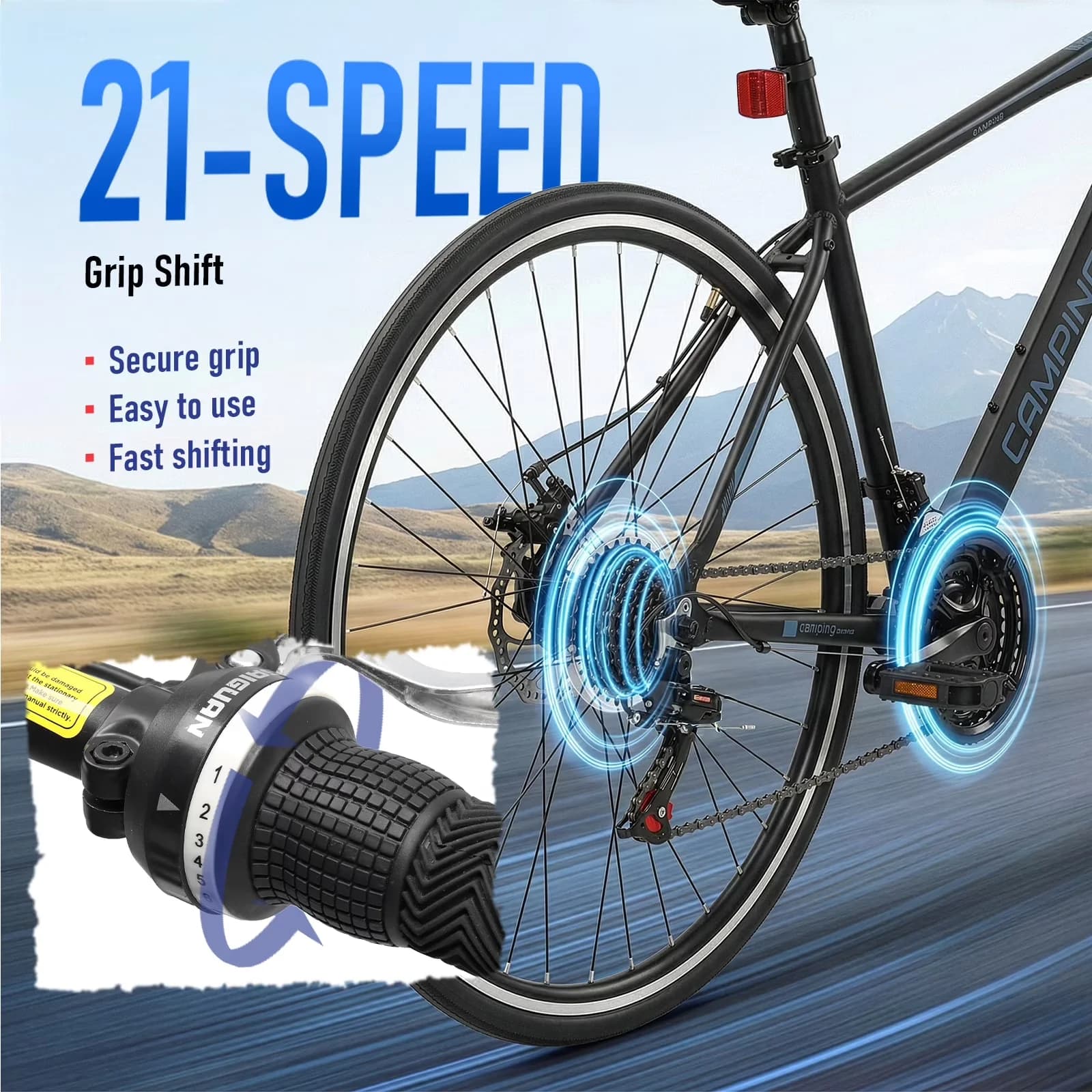 Mountain Bike Compact with Adjustable Height, Compact, Adjustable Seat Height - Model 723114
