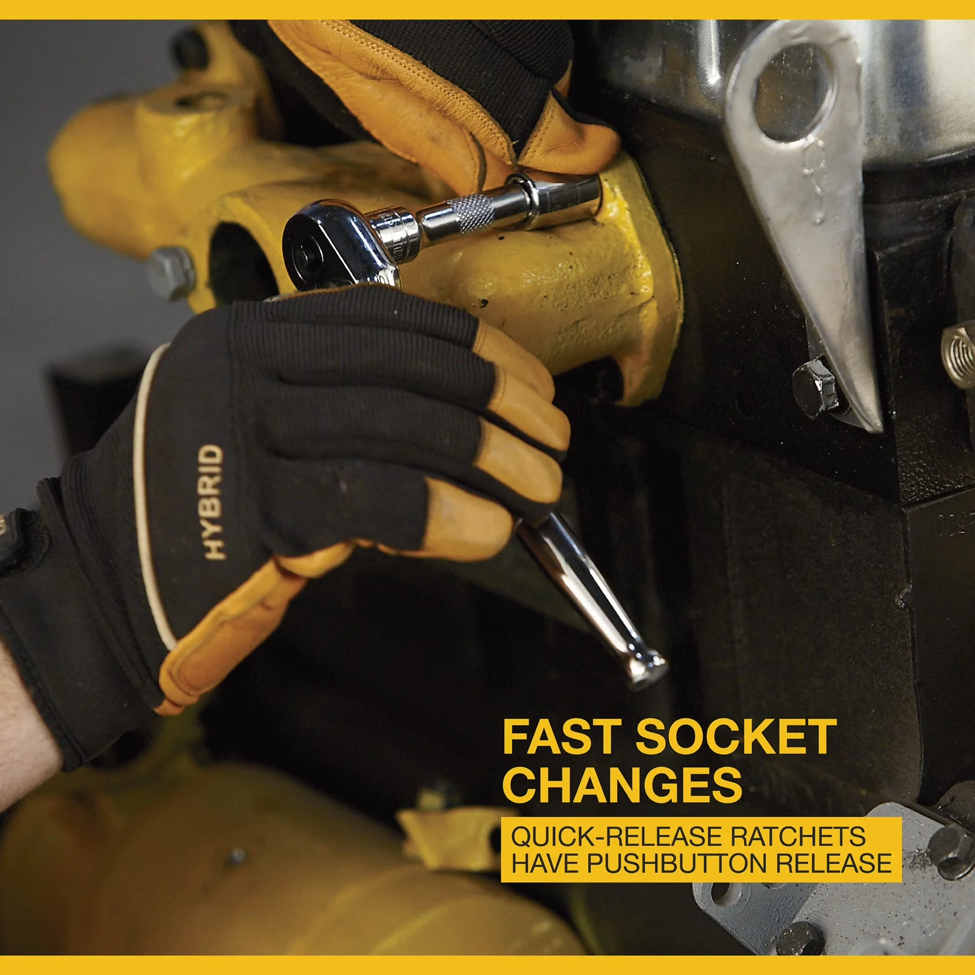 Efficient Hand Tool Set with Folding, 1/4in, 305-Pc for Daily Use - Model D50CFD