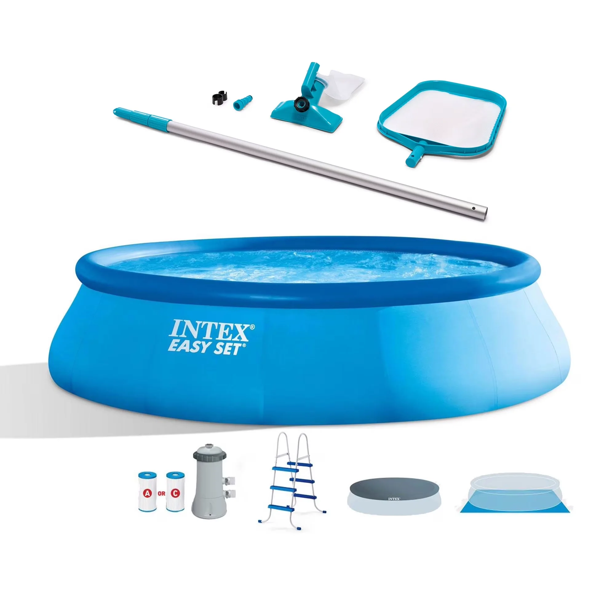 Innovative Inflatable Pool with Puncture Resistant - Blue Easy for Daily Use Model E289DB