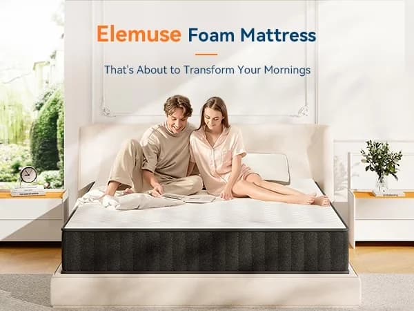 Professional Mattresses Accessory with Cooling Technology - White Gel-Infused Memory Foam Model E39175
