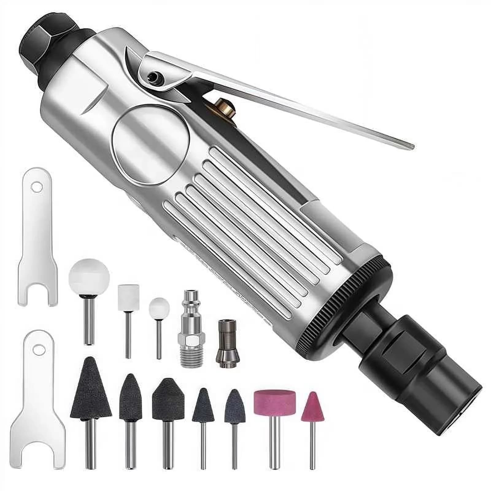 Woodworking Compact with 【Industrial-Grade 23,500 RPM Powerhouse】, 【Pro-Grade Safety Engineering】 - Silver Model 5B843D