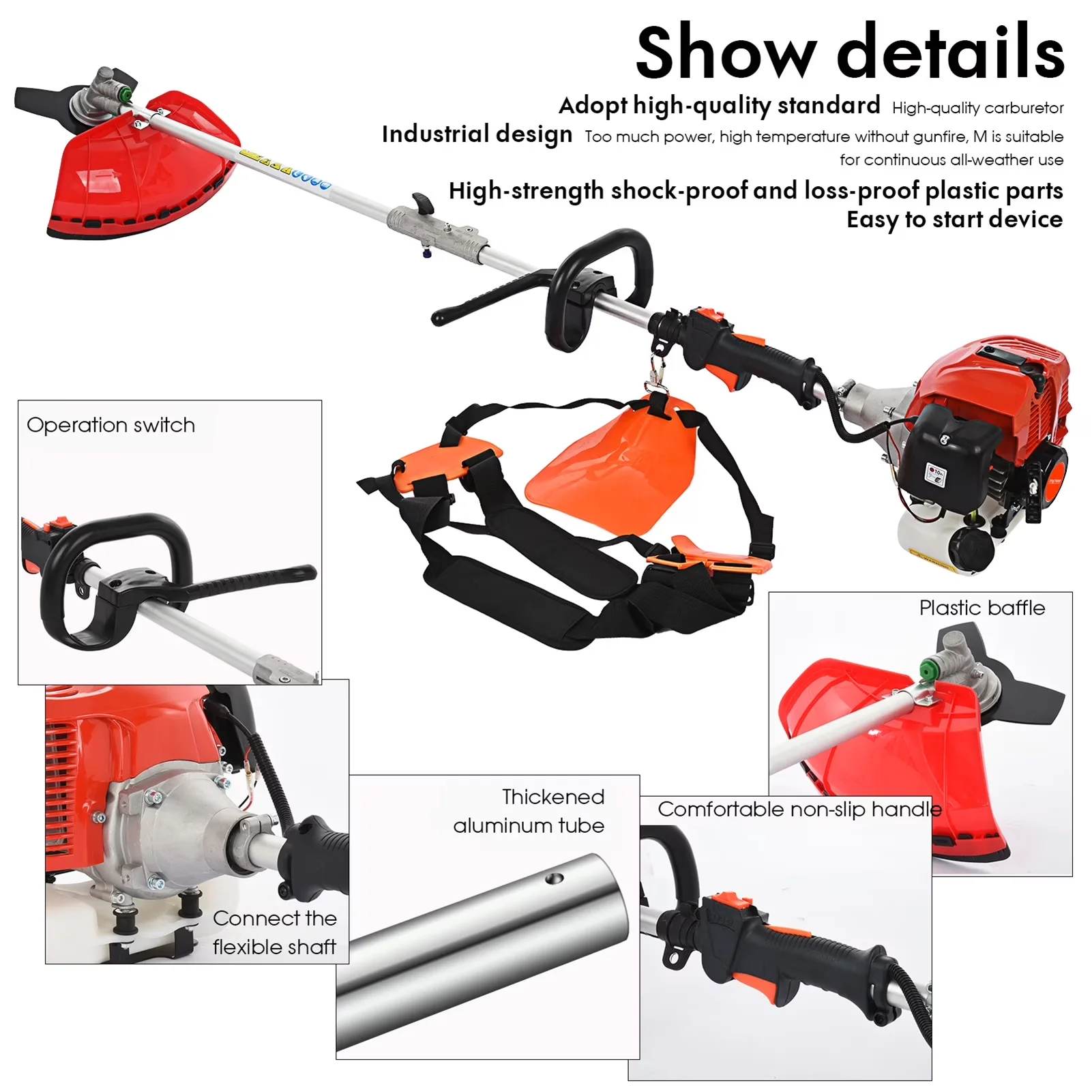 Versatile String Trimmer - 52CC - Contemporary Style Model F6D4AD