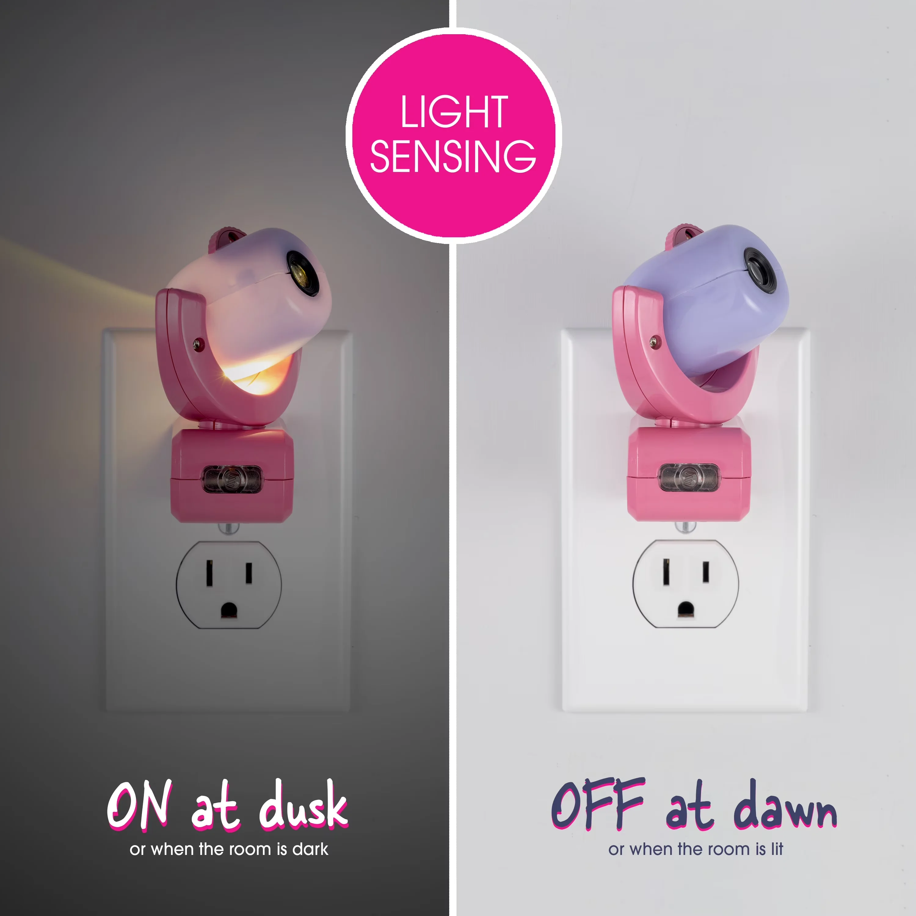 Stylish Led Lighting with LED, Energy Efficient, Plug-in - Purple 25 in Model 8BC660
