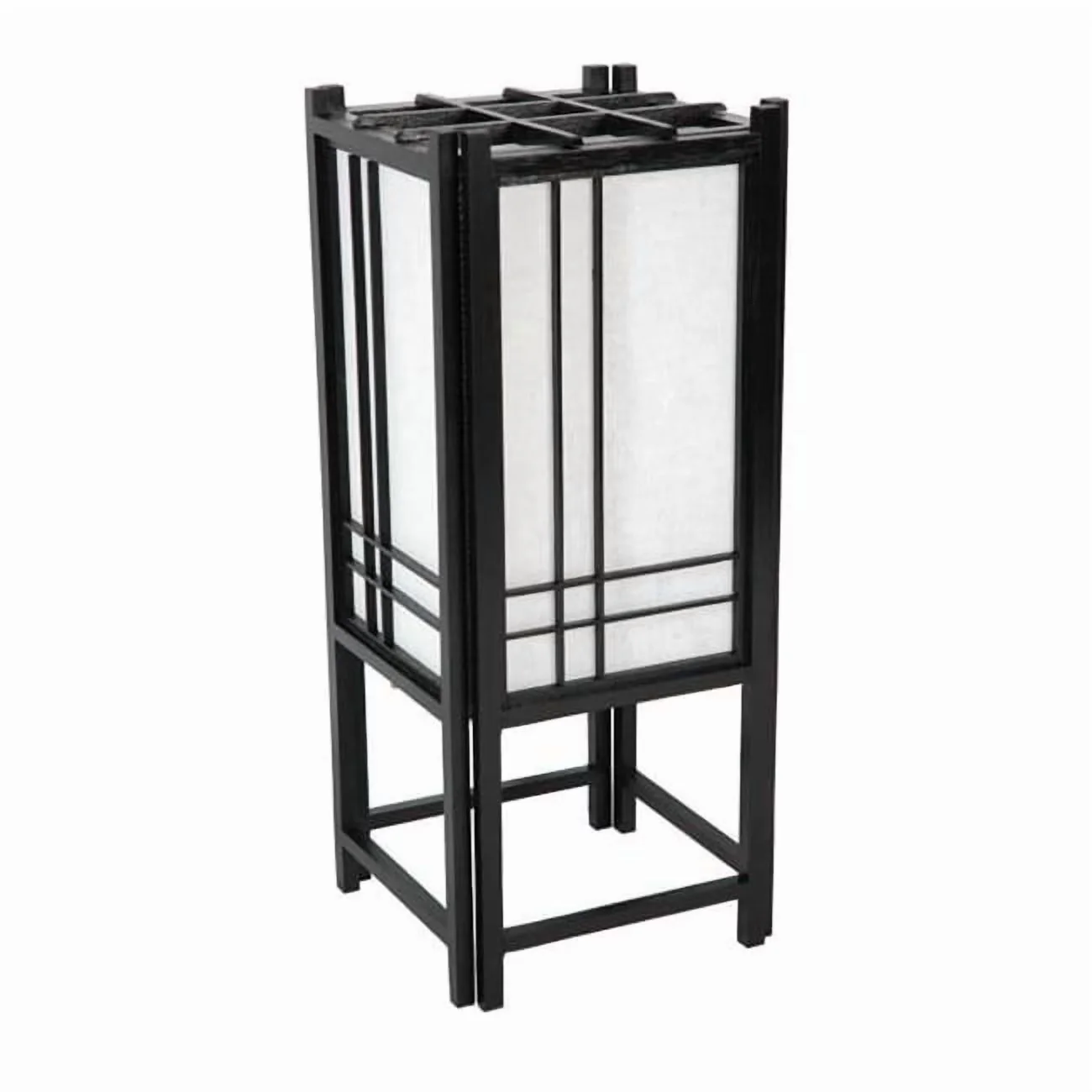 Table Lamp Classic with Incandescent, Accent Lamps - Spruce Wood Black Model 9B5639