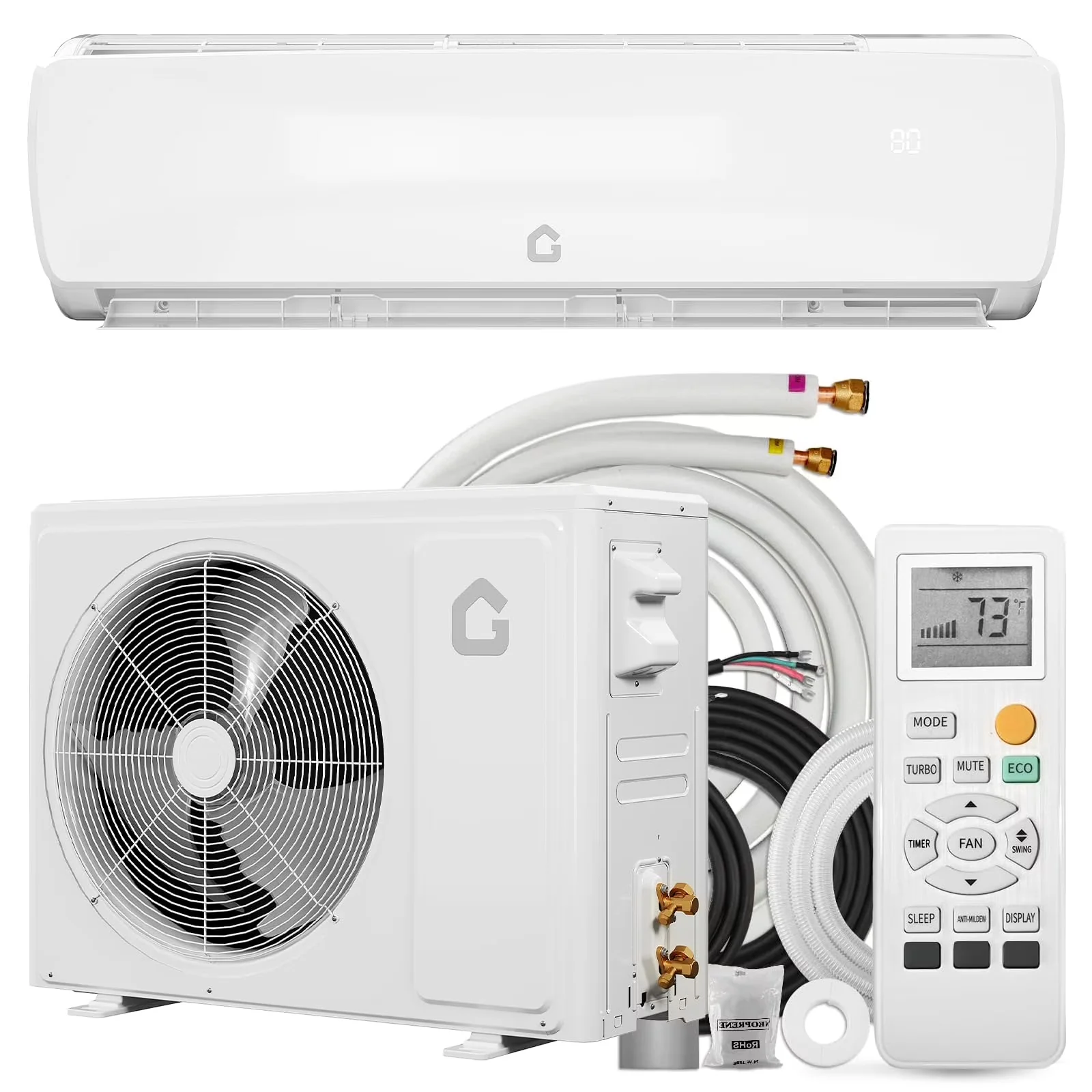 Innovative Air Conditioner with 18000 BTU, 230V, Heat Pump - Residential Grade Model 7982CE