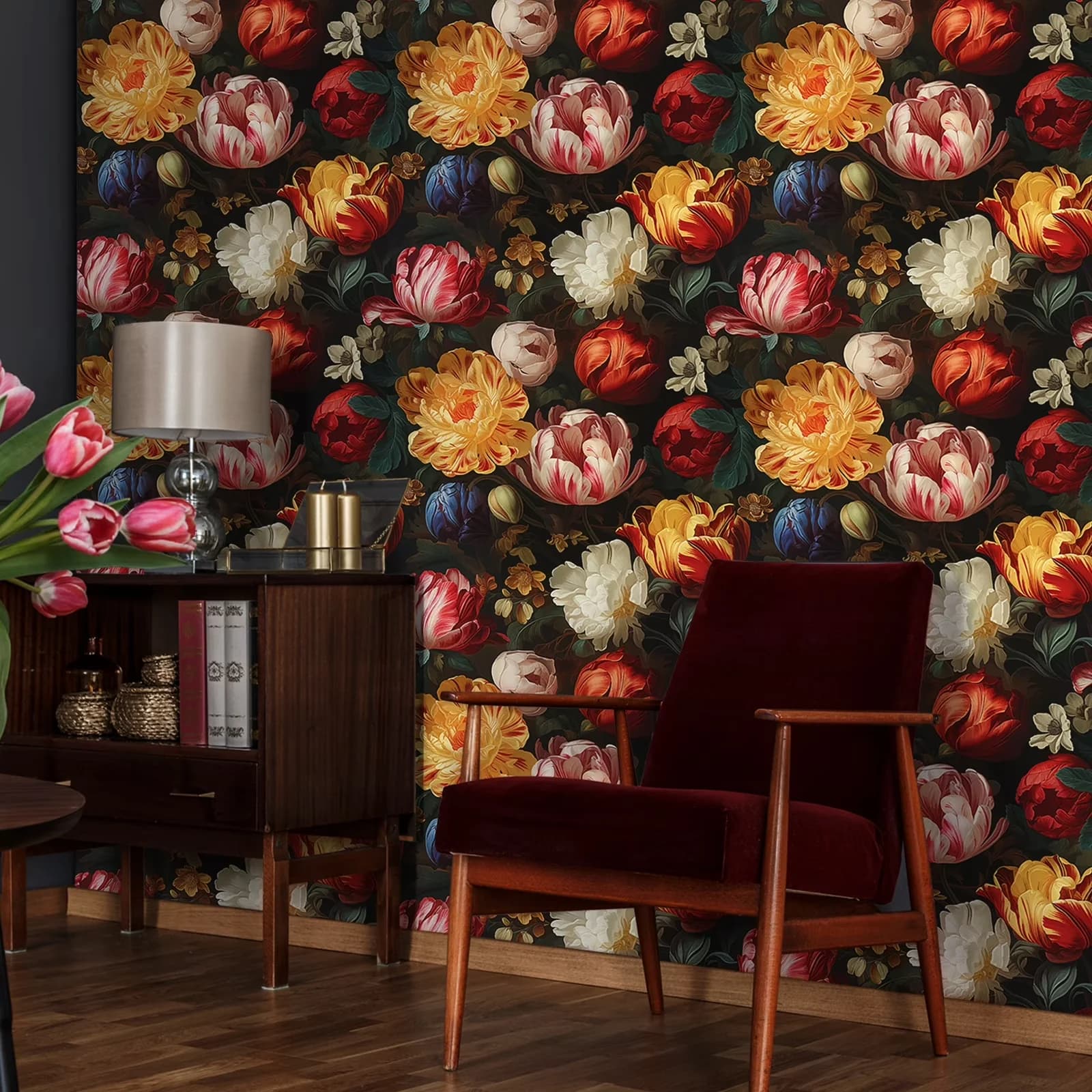 Wallpaper Efficient with Removable, Easy To Clean - Multicolor Vinyl for Bedroom, Bathroom Model 66787B