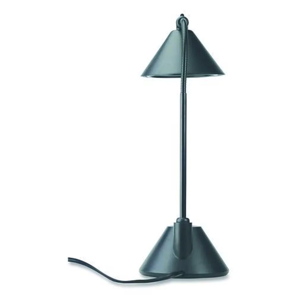 Lamp Compact with LED, Transitional, Alera Led Task - Plastic Black - Contemporary Style Model 3EFA23