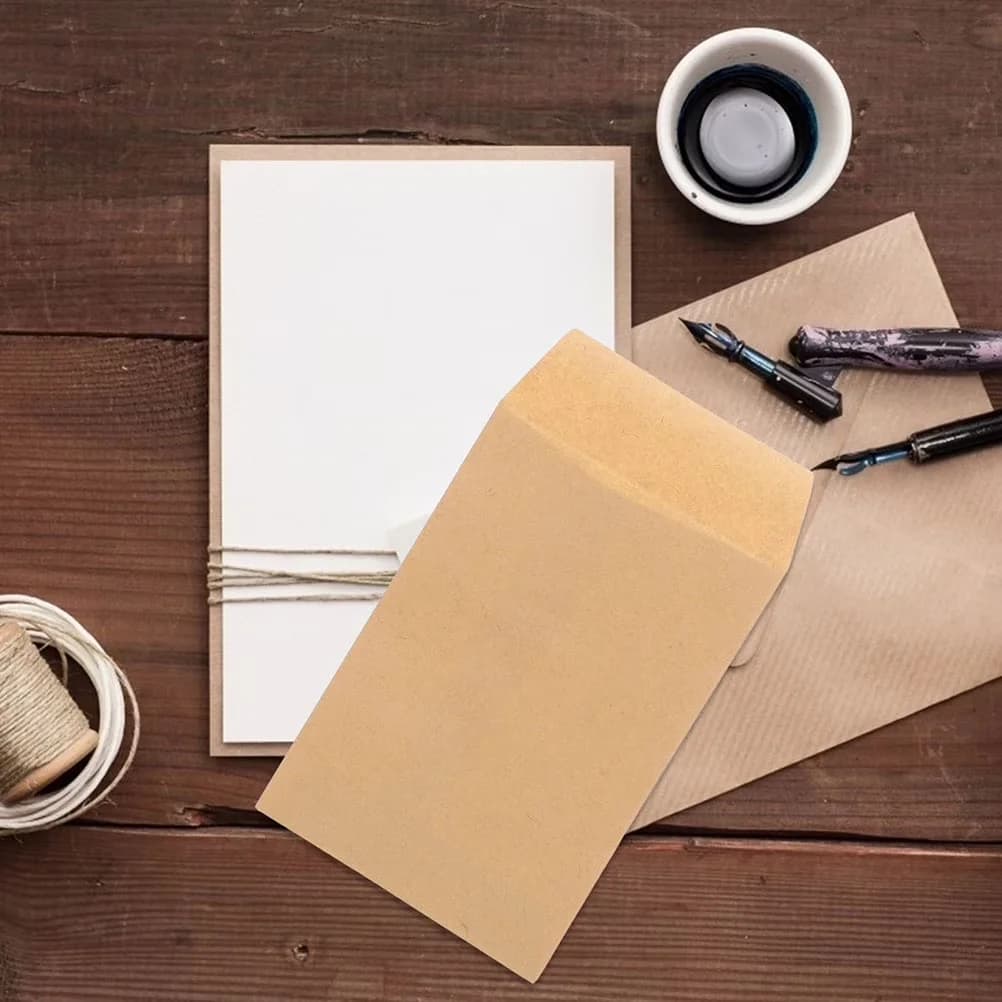 Moving Modern with 120 Pack Small Kraft Paper Envelopes - Contemporary Style Model 15FC2D