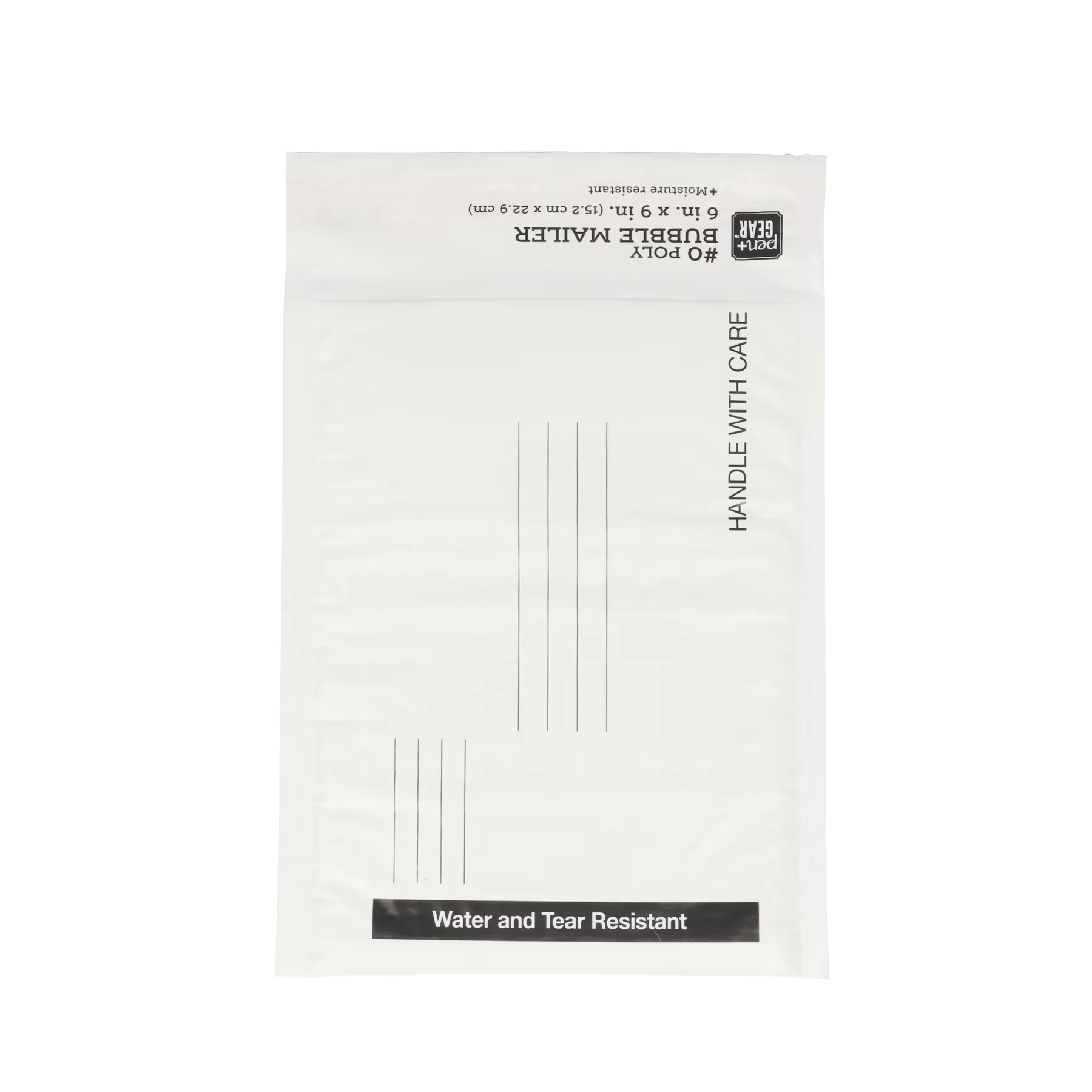 Professional Moving with White Self-Sealing Poly Bubble Mailers, 6" x 9 - Poly Model 4F313F