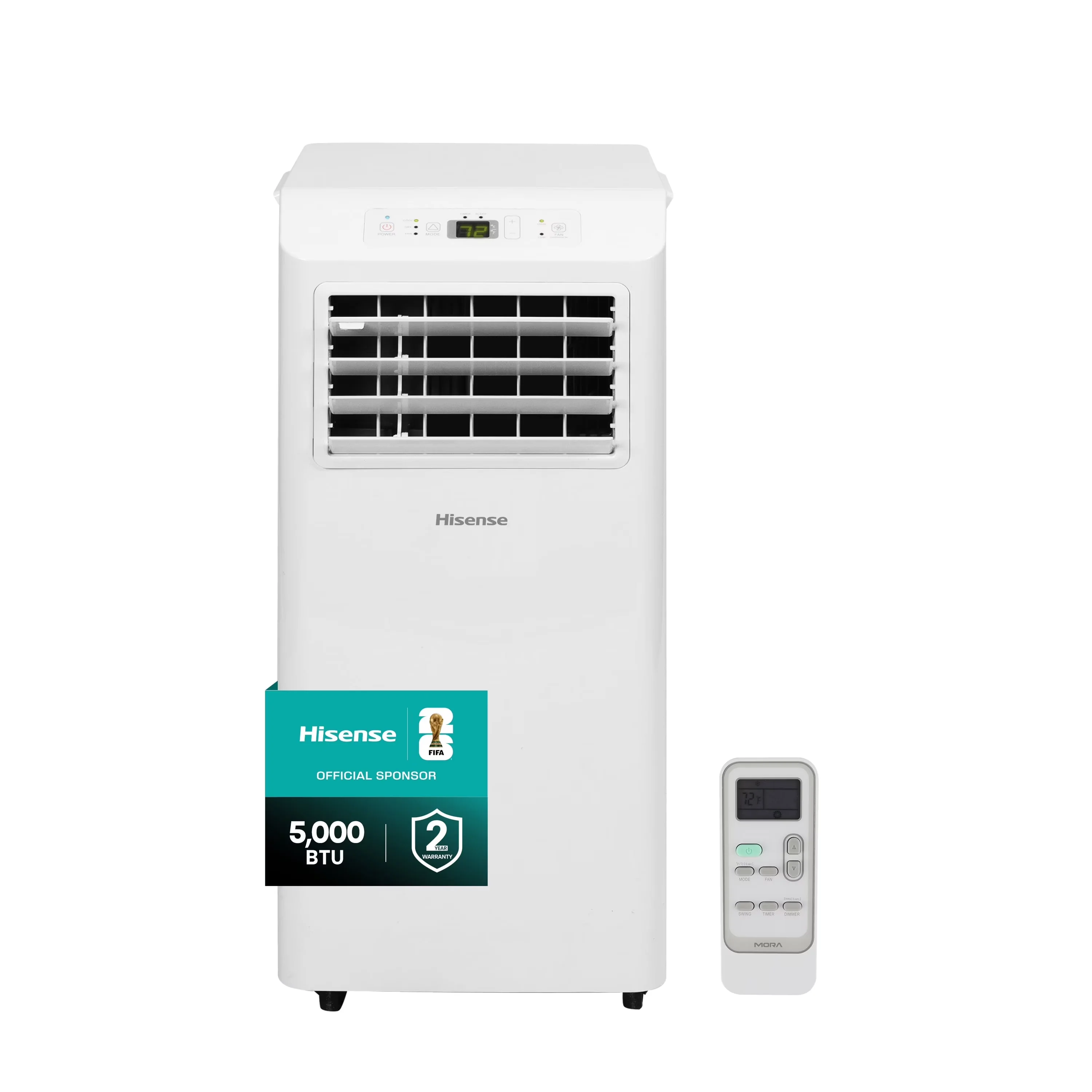 Air Conditioner Efficient with 5000 BTU, Variable Speed, Dual Control System - Model C84873
