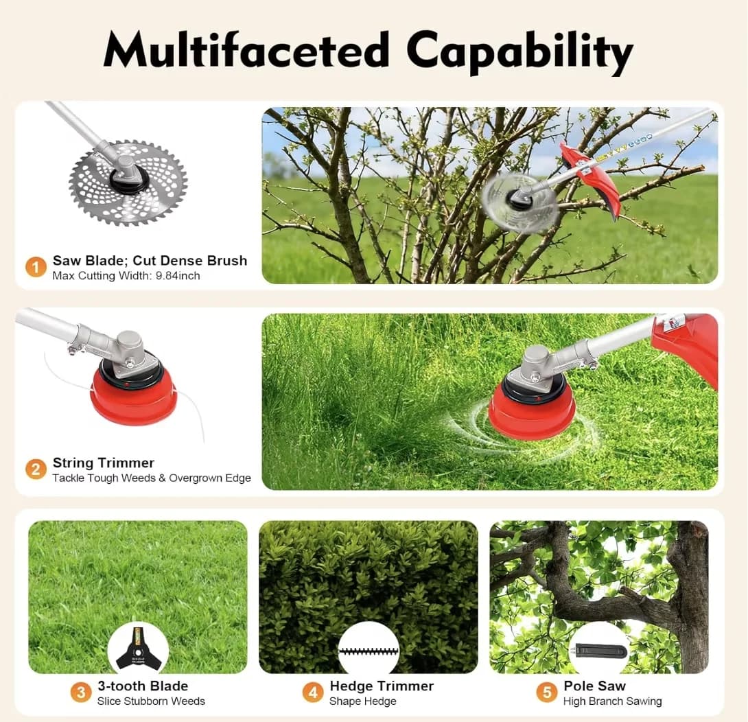 String Trimmer Sleek with Attachment Capable - GX35 - Heavy Duty Model 4343E6