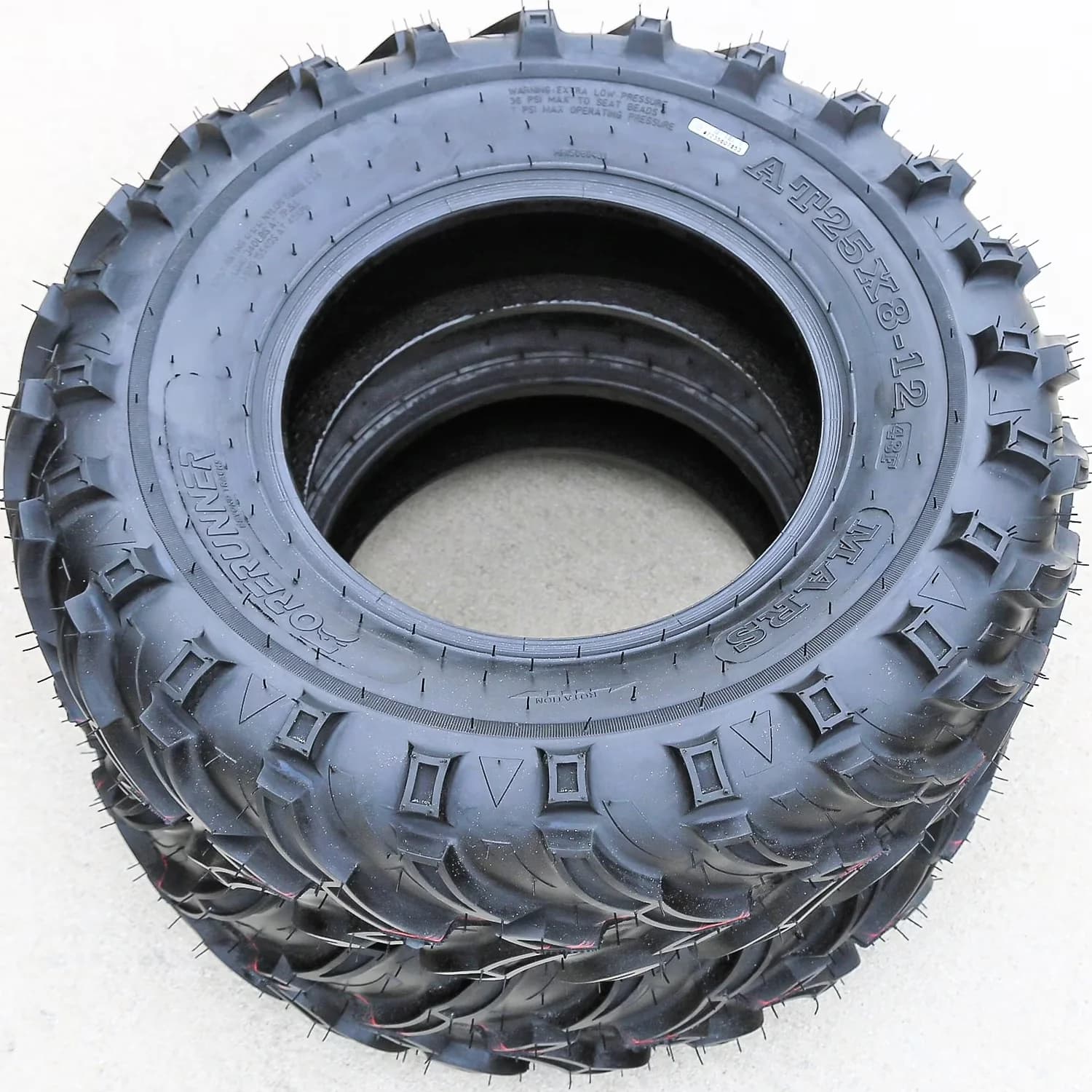 Versatile Atv Tire with Wet Or Dry, Low Maintenance, All-Weather - 25X10 Model 659149