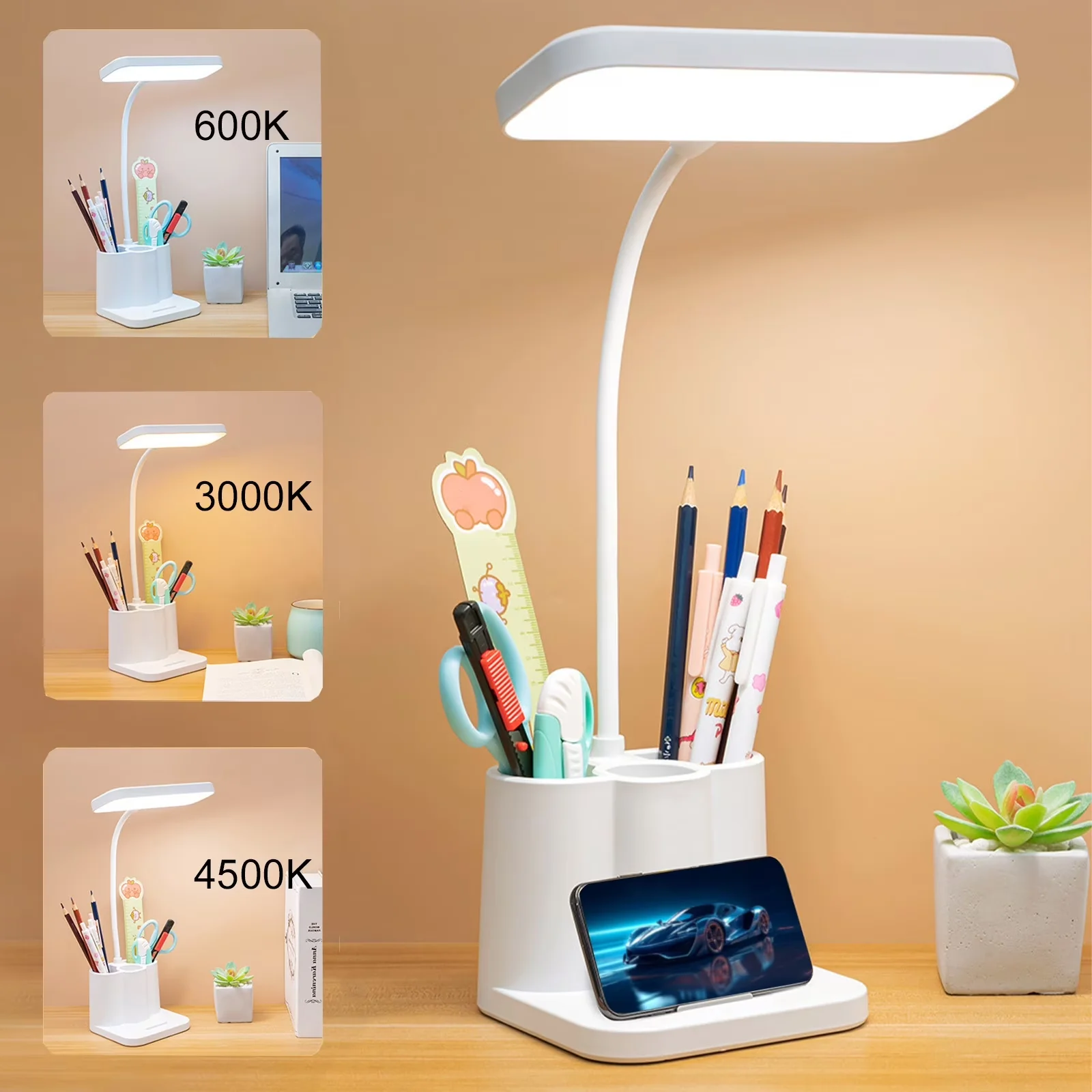 Quality Desk Lamp with LED, Contemporary - Plastic Multicolor JLFNYA - Modern Design Model CB755D