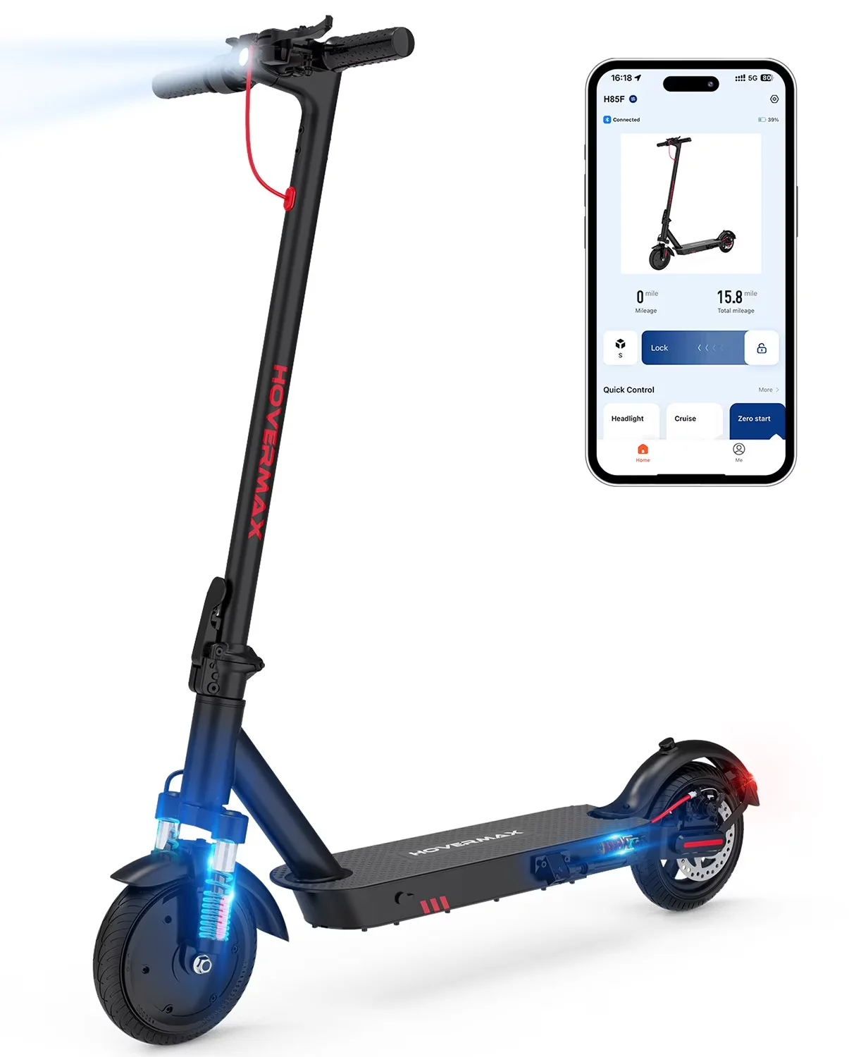 Classic Scooter with 350W, Foldable, Electric - Solid Tires for Everyday Use Model AE8F20