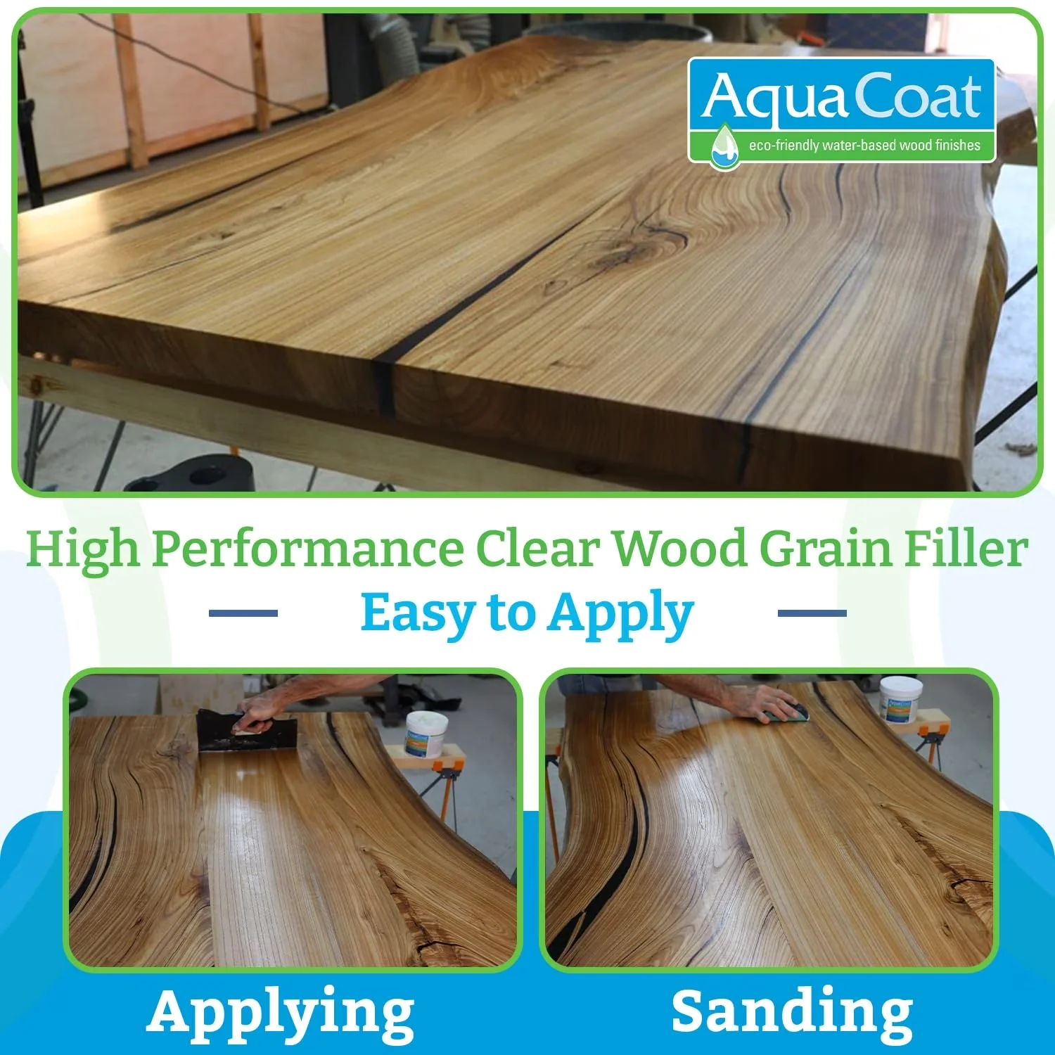 Essential Building Material with Eco-Friendly, Apply over raw or stained wood - Clear Quart Model AF9548