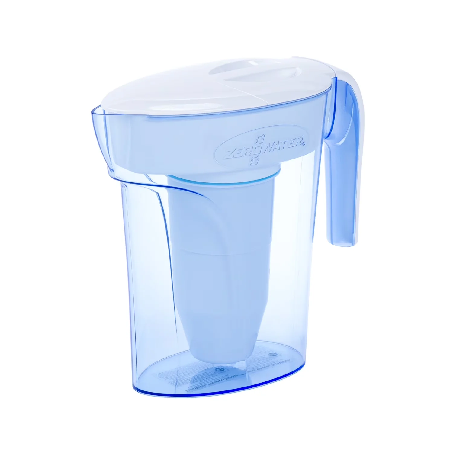 Water Filtration Reliable with Automatic Shut Off, 7 Cup 5-stage Ready-Pour™ Pitcher - Plastic Blue Model 91B883
