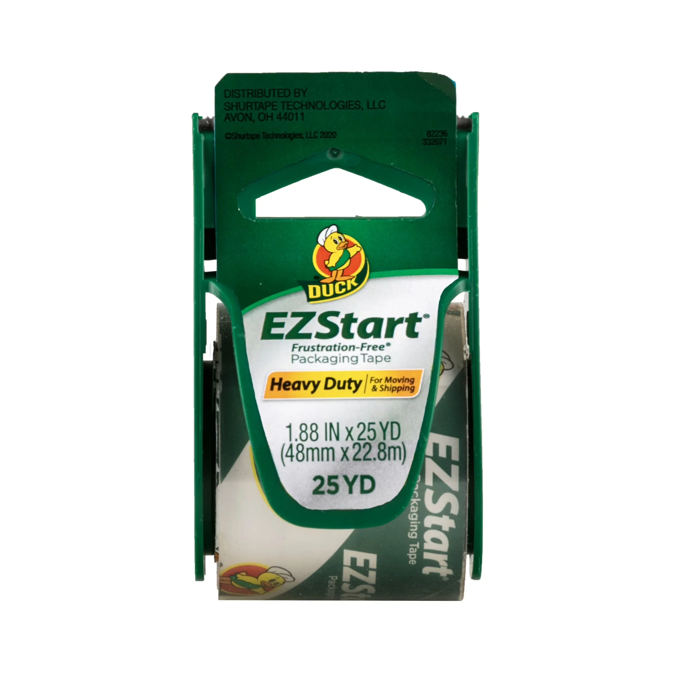 Moving Classic with EZ Start Packing Tape, 1 Roll, 1.88 in x 25 yd - Acrylic Clear Model 76AAA1