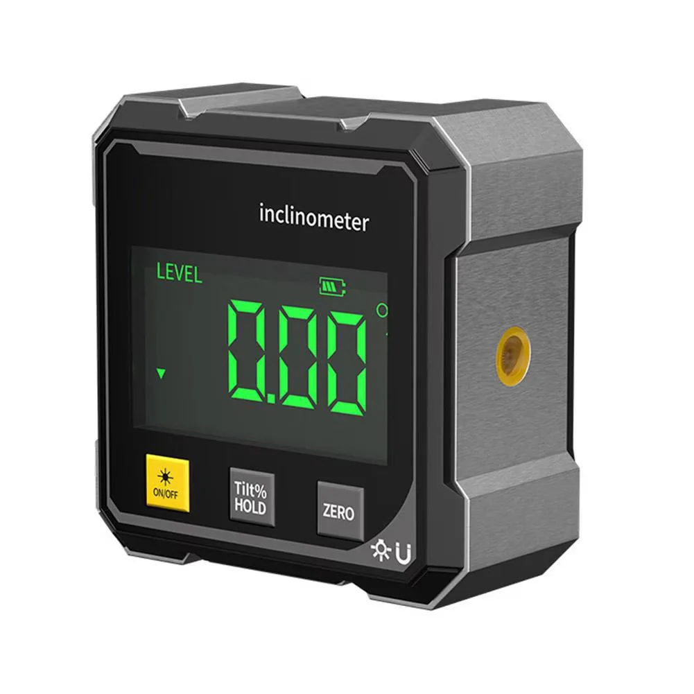 Innovative Measuring Layout with Battery, Magnetic, Magnetic Digital Angle Finder - Black Model C589E1