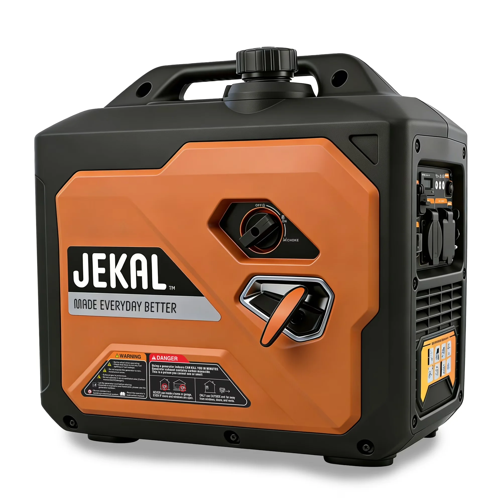 Modern Generator with 2500W, Auto-Idle Control, Co Shut-Off for Home, Camping - Model FFD8E0