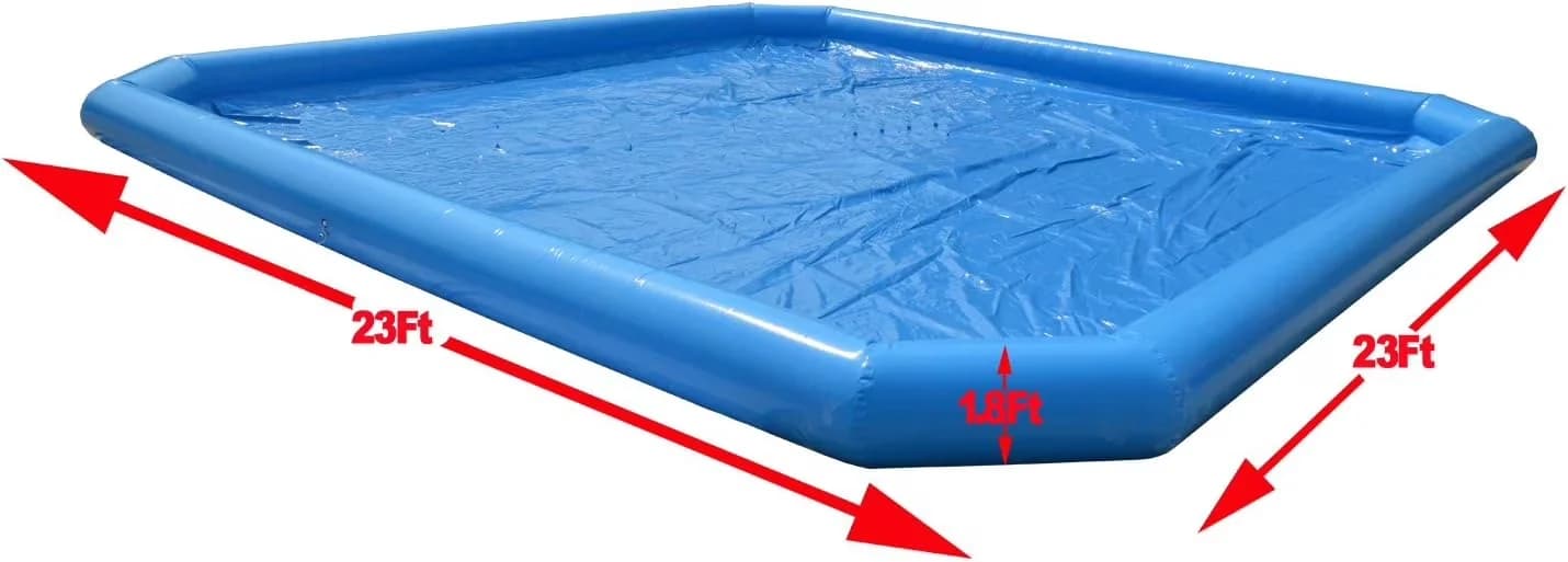 Efficient Above Ground Pool with 110V, Family Inflatable Swimming Lounge - Model 262BDD