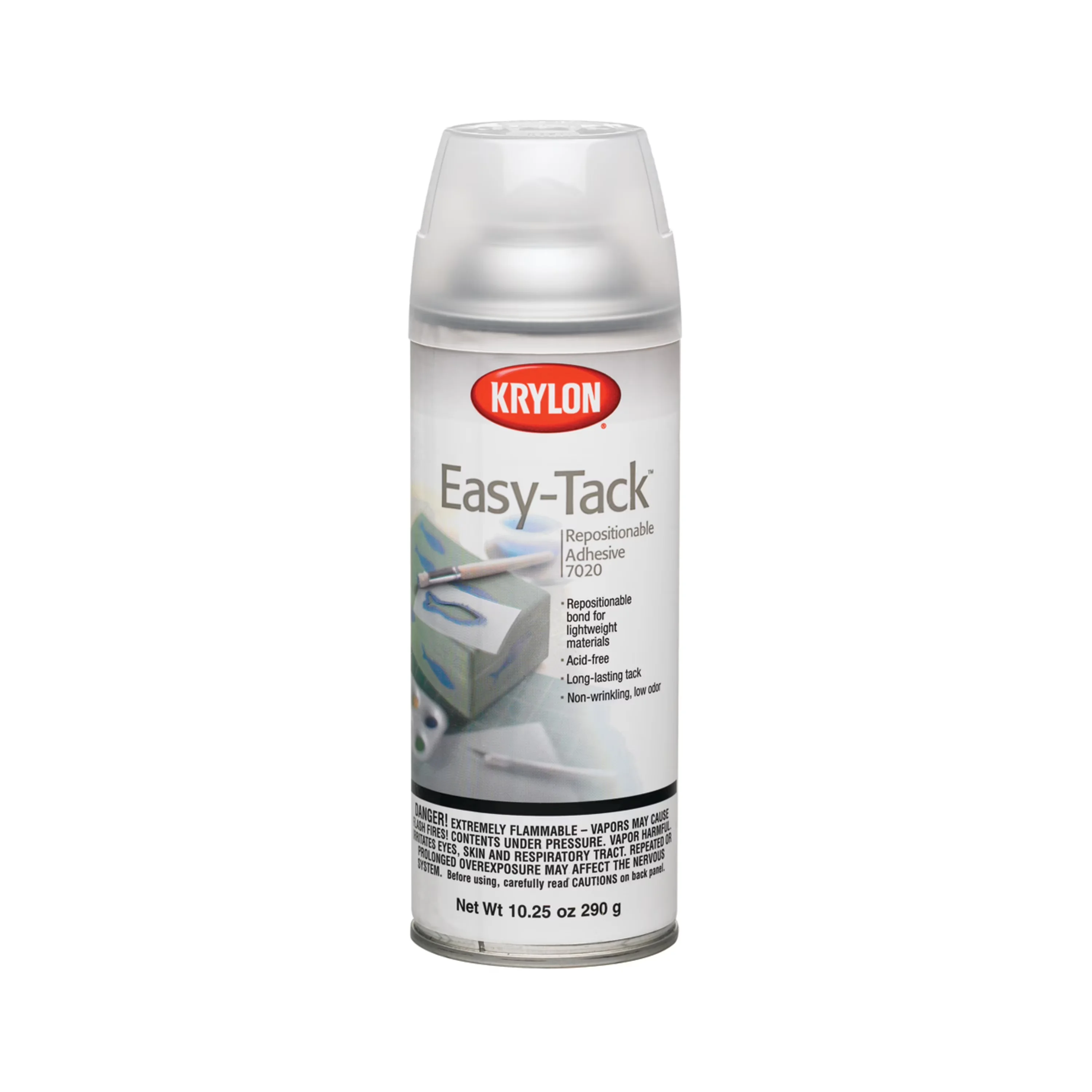 Classic Adhesives Glues In Paint Supplies Tool with 10.25 oz, Easy-Tack Repositionable Adhesive - Model 21D96D