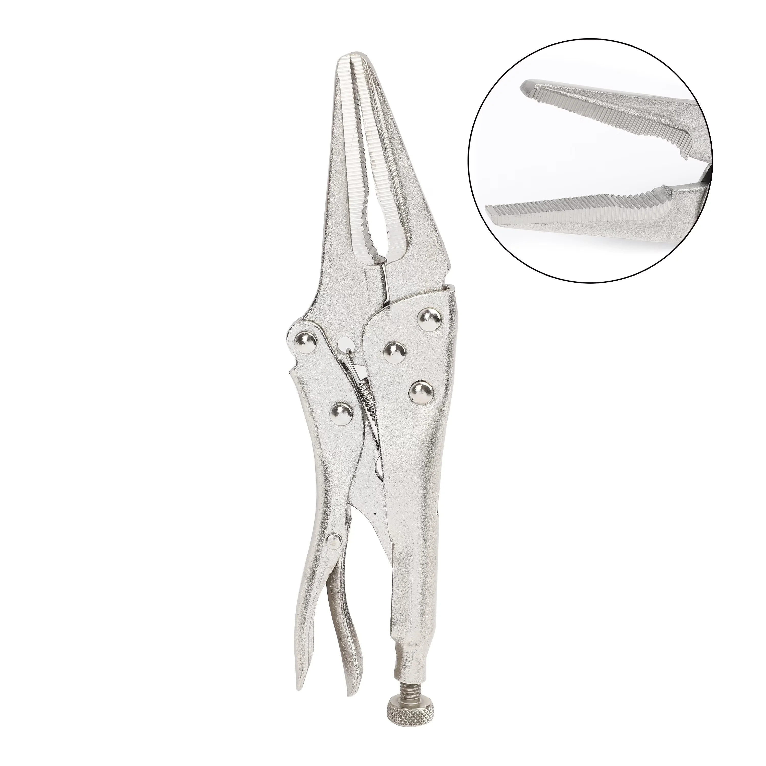 Premium Hand Tool with Easy To Operate, 2-Piece Locking Pliers Set - Brown Model 82E3FF