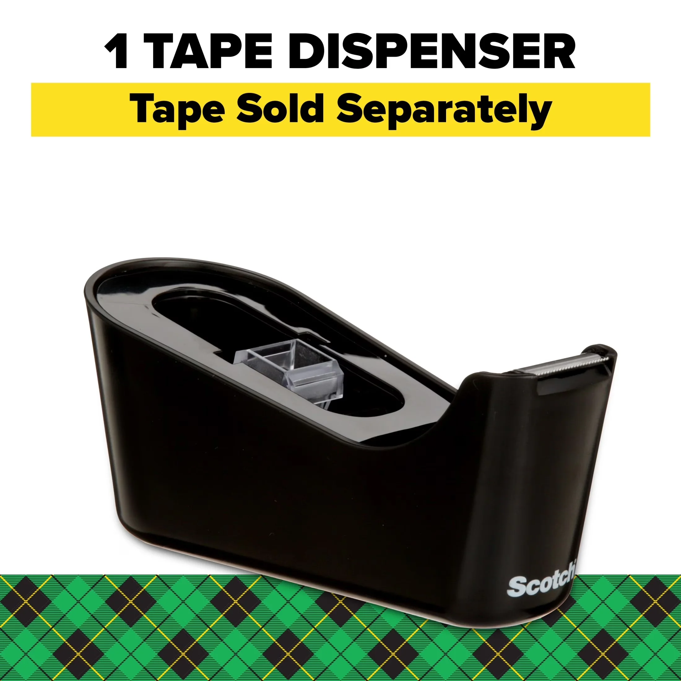 Efficient Building Material with Black, Holds 1" Core Tape, 1 Dispenser - Multicolor Model 1D81ED