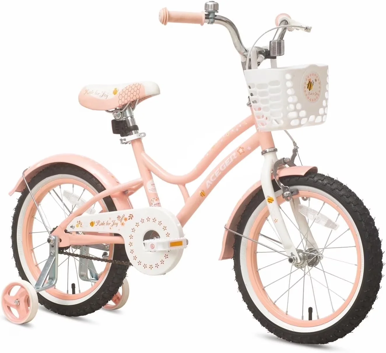 Modern Kids Bike with Adjustable Seat, Adjustable Seat Height, 16 Inch - Pink Model E38A92