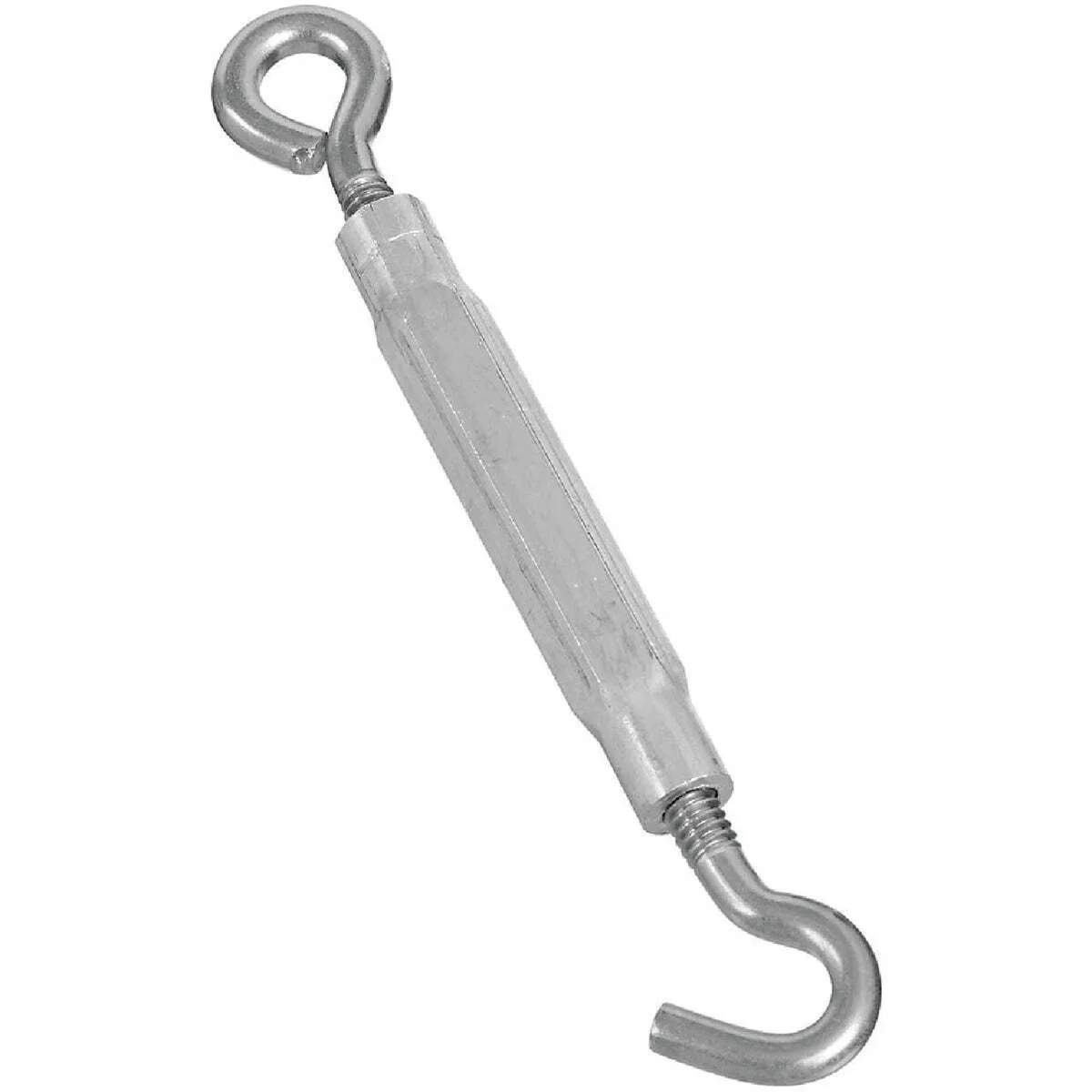 Sleek Fastener with Used with rope, twine and cables, Height 0.500, Stainless Steel - Silver Aluminum Model 4B75EA