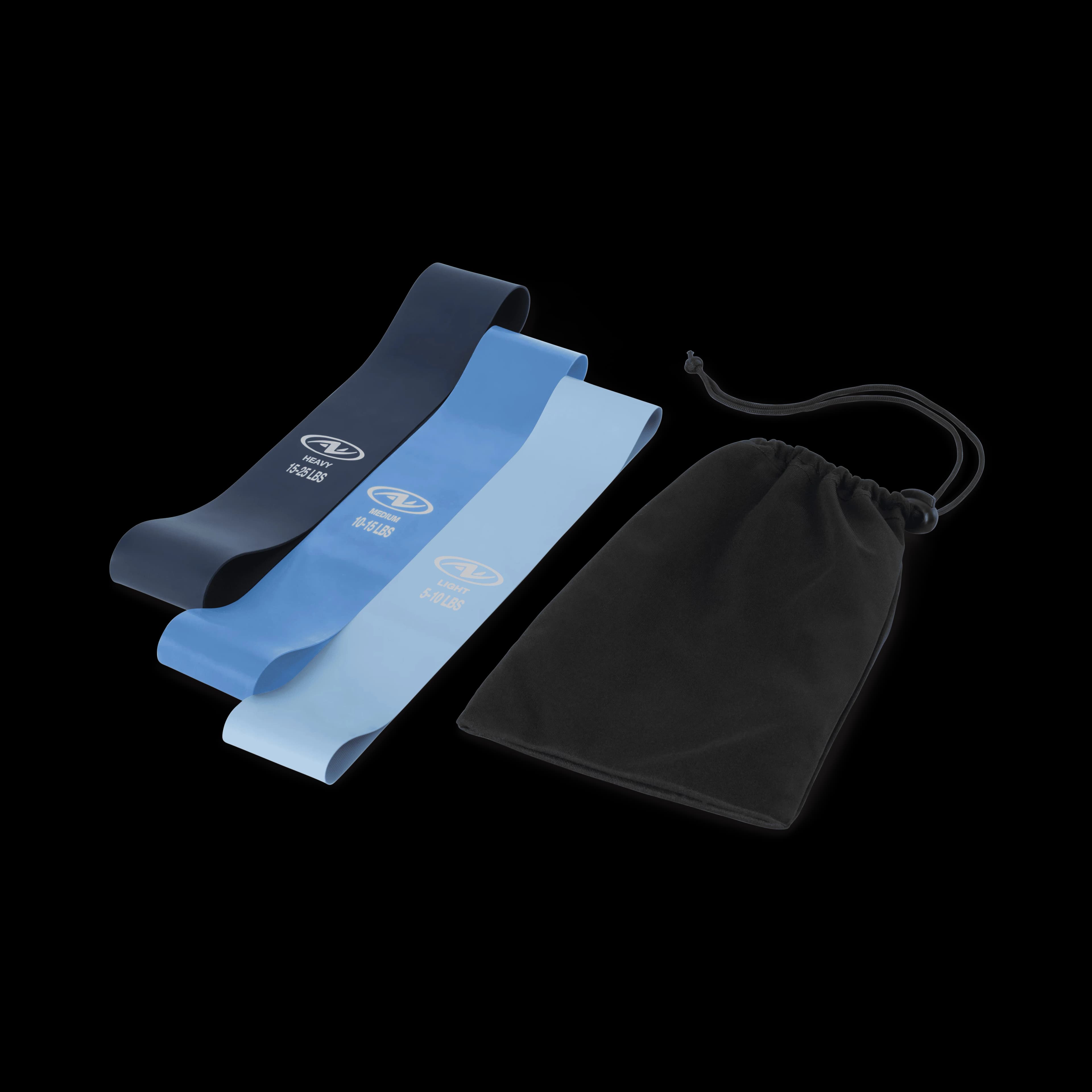 Home Gym Modern with Anti-Slip, Latex Free Material, Mini Loop Bands - Latex Free Rubber Blue Model B712DA