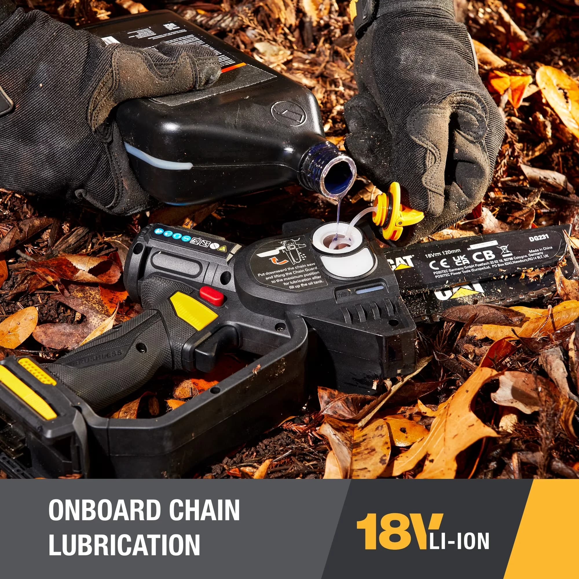 Pole Saw Durable with Battery, 18V - Multicolor DG231 - Built to Last Model 15D4EA