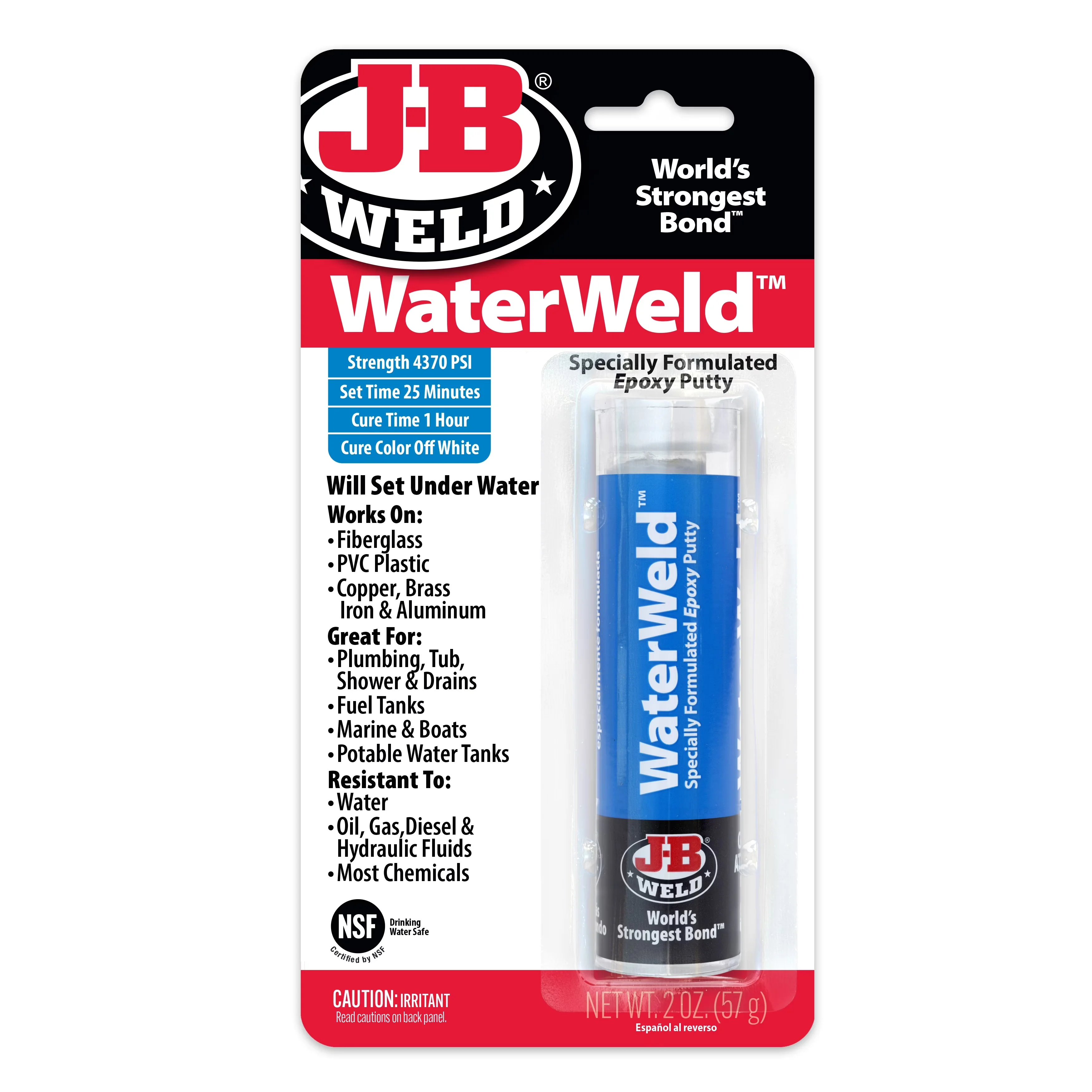 Quality Plumbing with Waterproof, 2 oz. White - 2 oz 4 pack - Professional Series Model A552E8