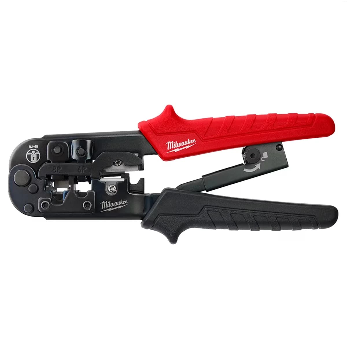 Professional Hand Tool with Integrated cable cutter and stripper, Stripping nest for quicker terminations - Black Model 887D87