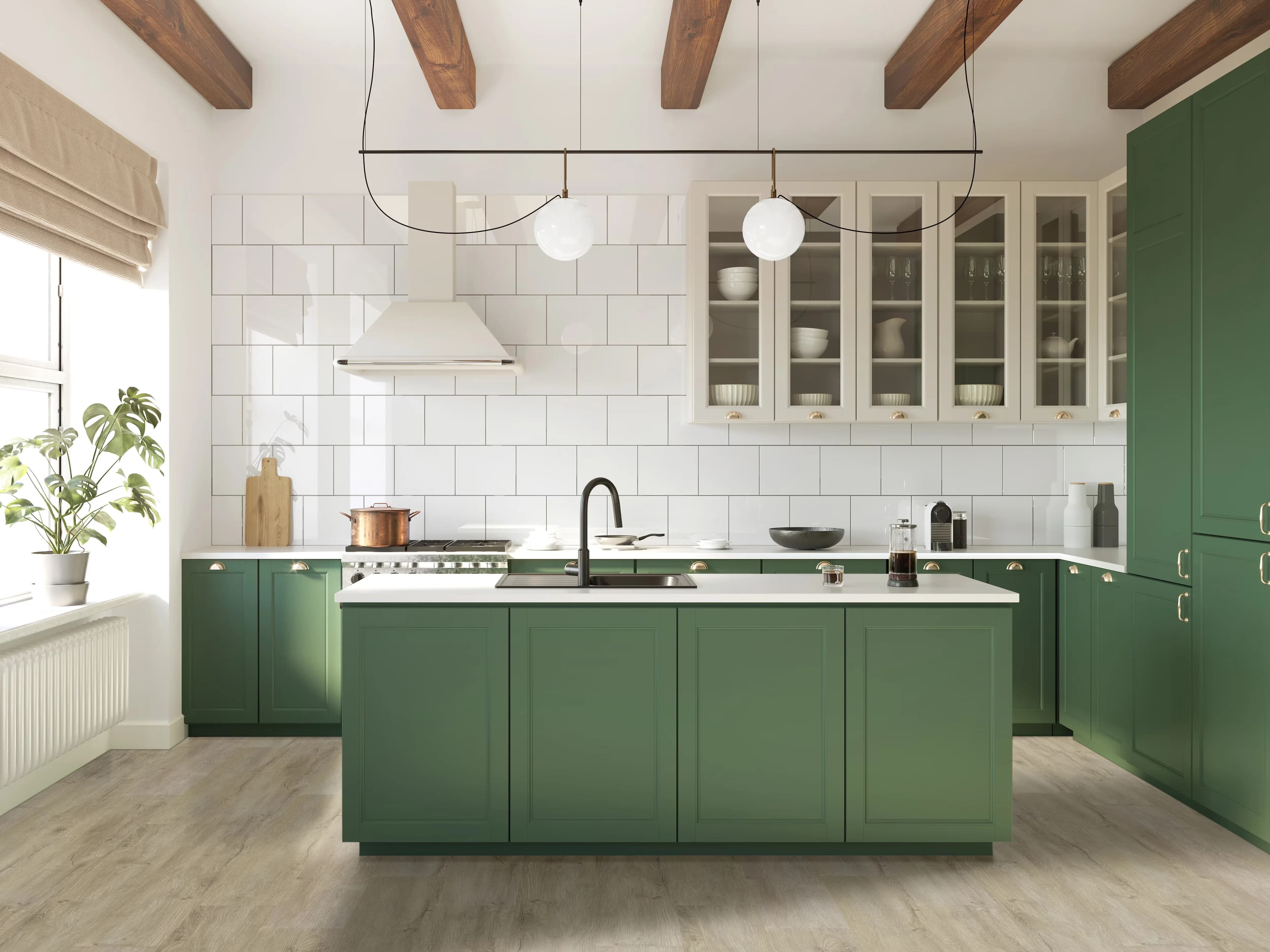 Classic Grey Vinyl Flooring Vinyl Plank Flooring with Easy Installation, Stain Resistant - 6 x 36 Model 9BF110