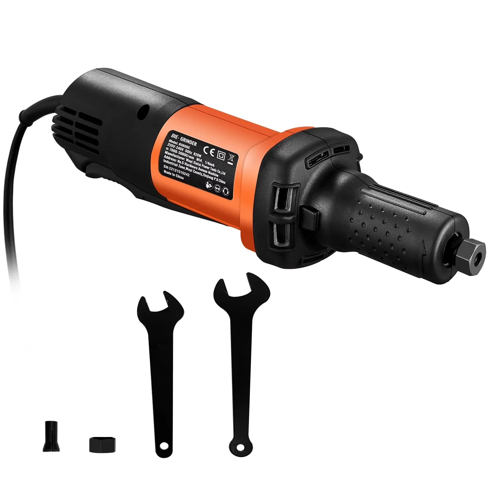 Professional Woodworking with Variable Speed, Heavy Duty Electric, Die Grinder - Black Model EFFCB4